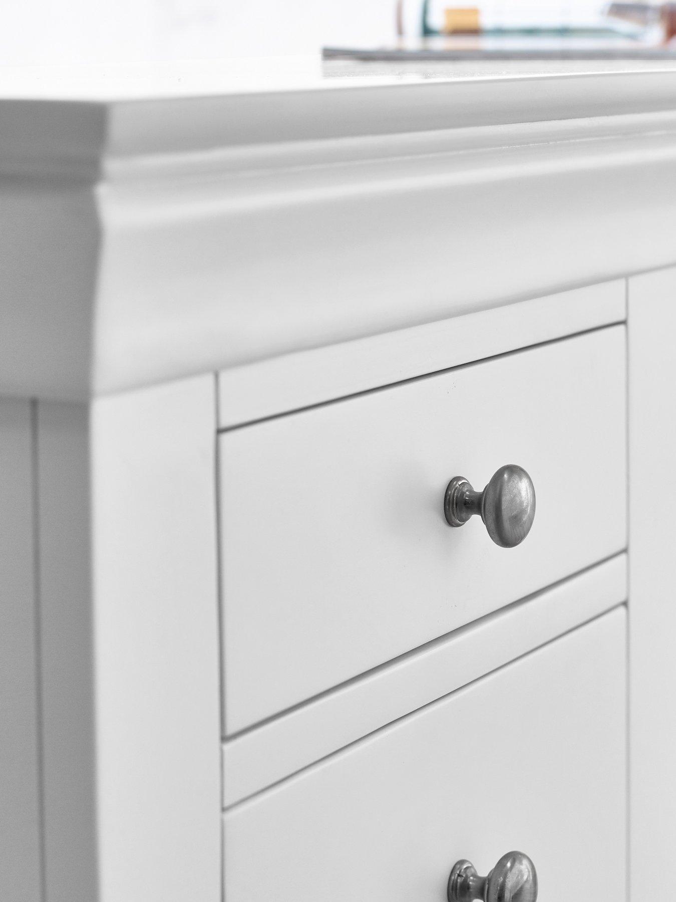  image of julian-bowen-clermont-dressing-table-white