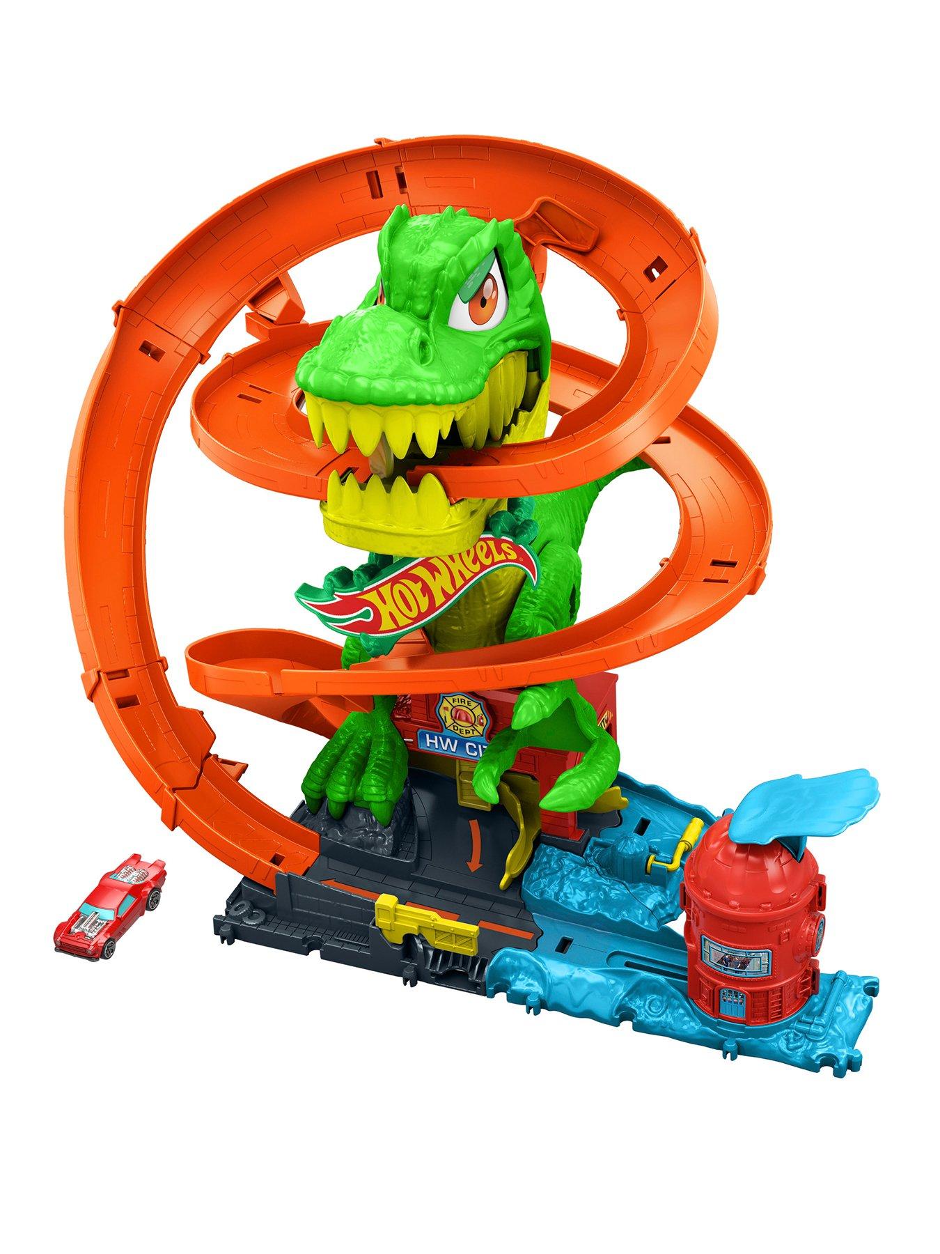 Image 1 of 8 of Hot Wheels City T-Rex Blaze Battle