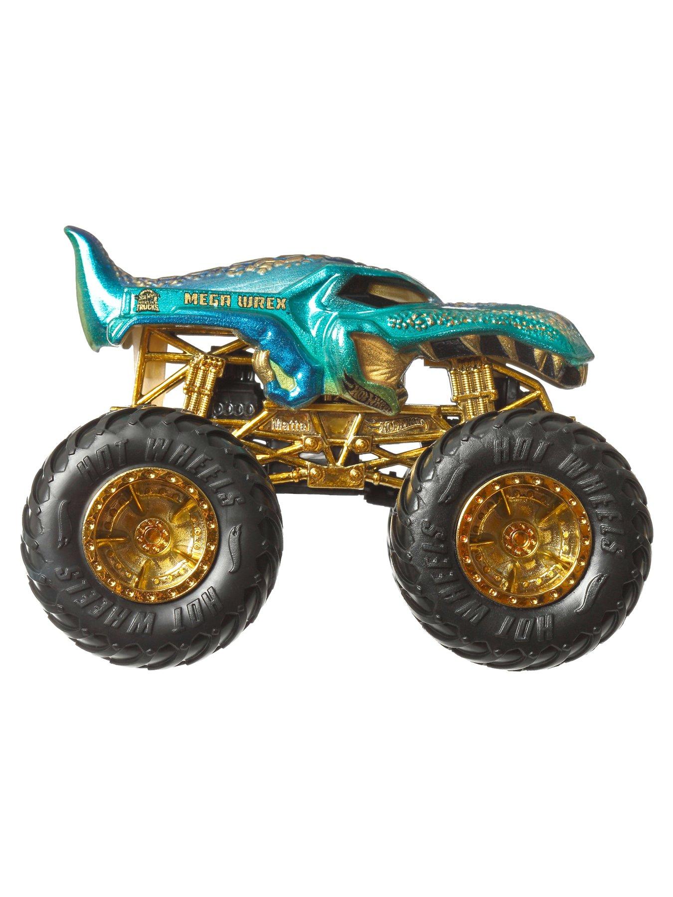 Hot Wheels Gold-Accent Monster Trucks Trophy Champions Die-Cast