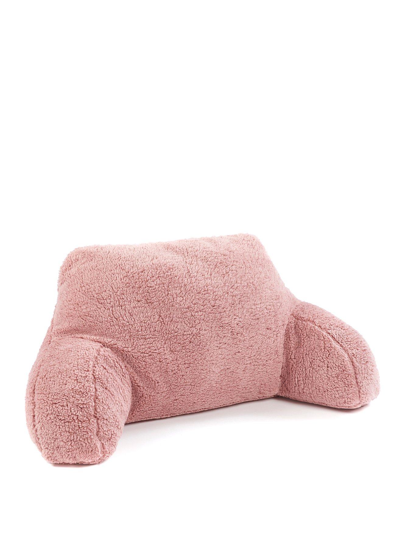  image of very-home-fleece-cuddle-cushion-pink
