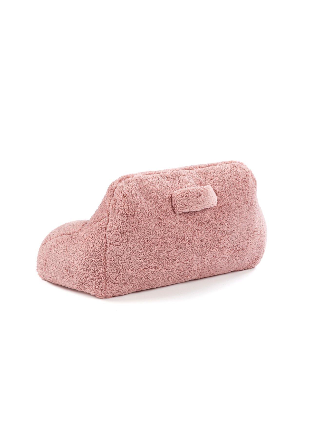  image of very-home-fleece-cuddle-cushion-pink