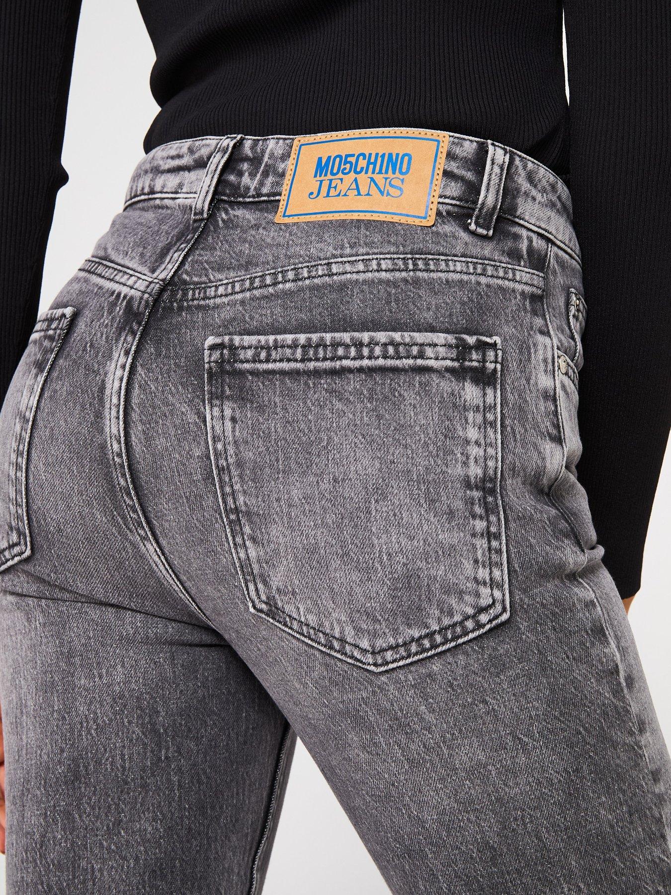  image of moschino-jeans-slim-fit-denim-jeans-grey