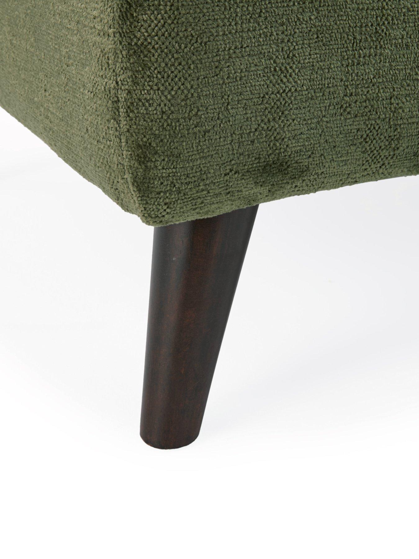 Image 5 of 6 of Very Home Sanremo Fabric&nbsp;Storage&nbsp;Footstool&nbsp;- Made in the UK