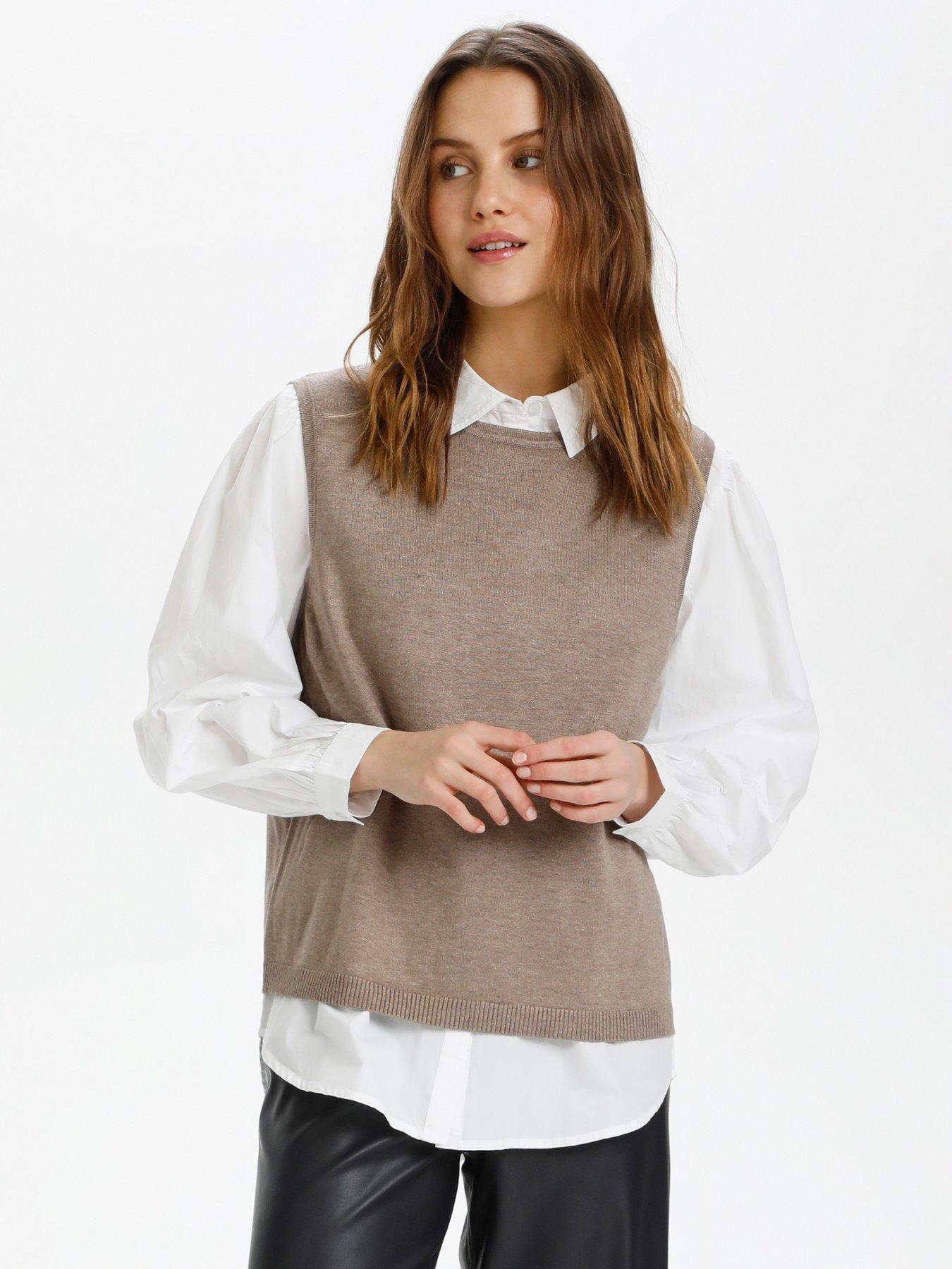 undefined Mila Vest - Neutral - Beige