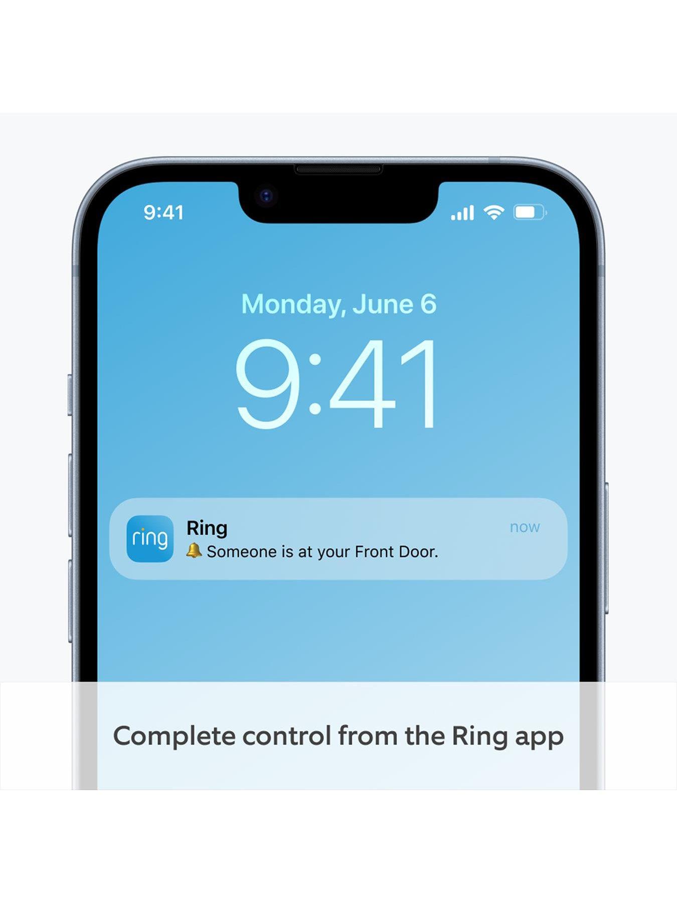  image of ring-ring-video-doorbell-3rd-gen-satin-nickel-and-amazon-echo-pop-white-smart-speaker