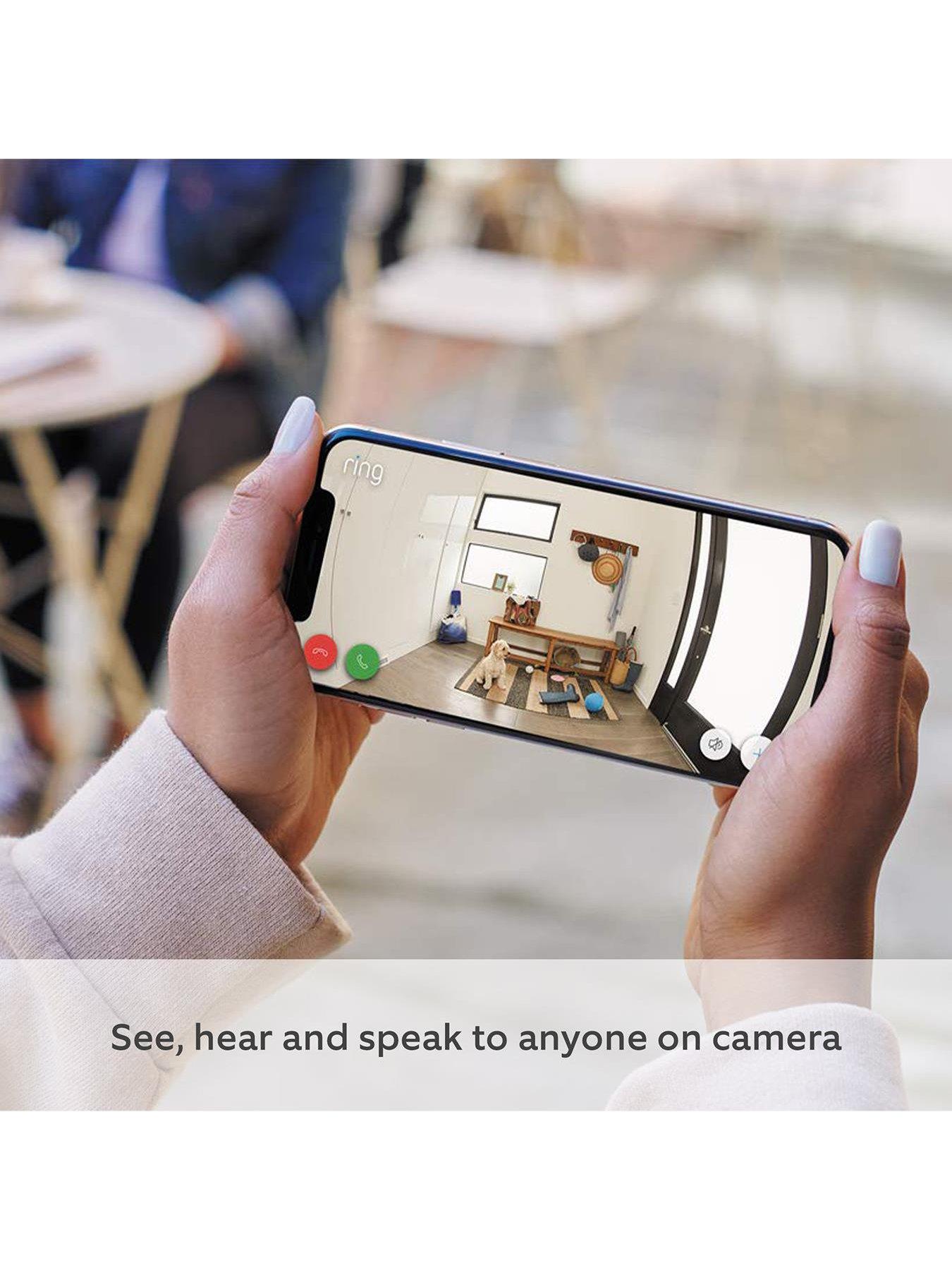  image of ring-ring-video-doorbell-3rdgen-venetian-bronze-and-indoor-cam-white-security-camera