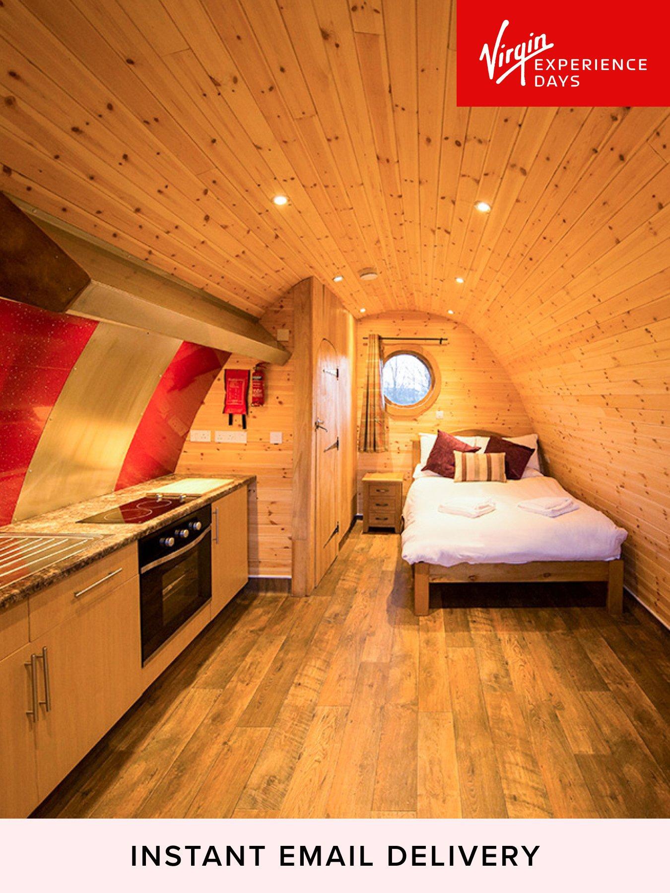 Image 1 of 4 of Virgin Experience Days Winter Two Night Adventure Glamping Escape with Axe Throwing or Archery for Two at Wall Eden Farm