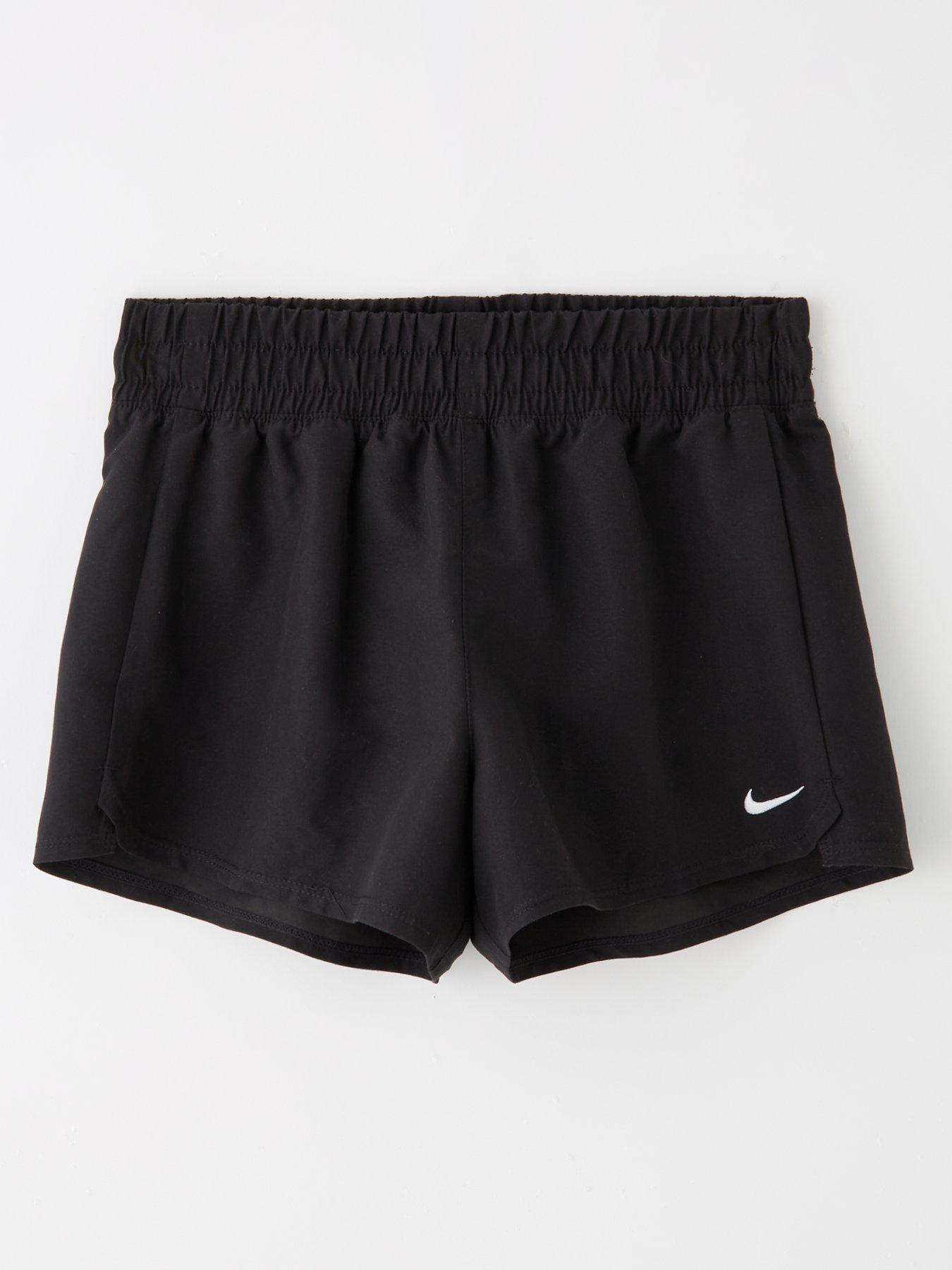 undefined Girls Solid 3 Inch Volley Swim Short- Black