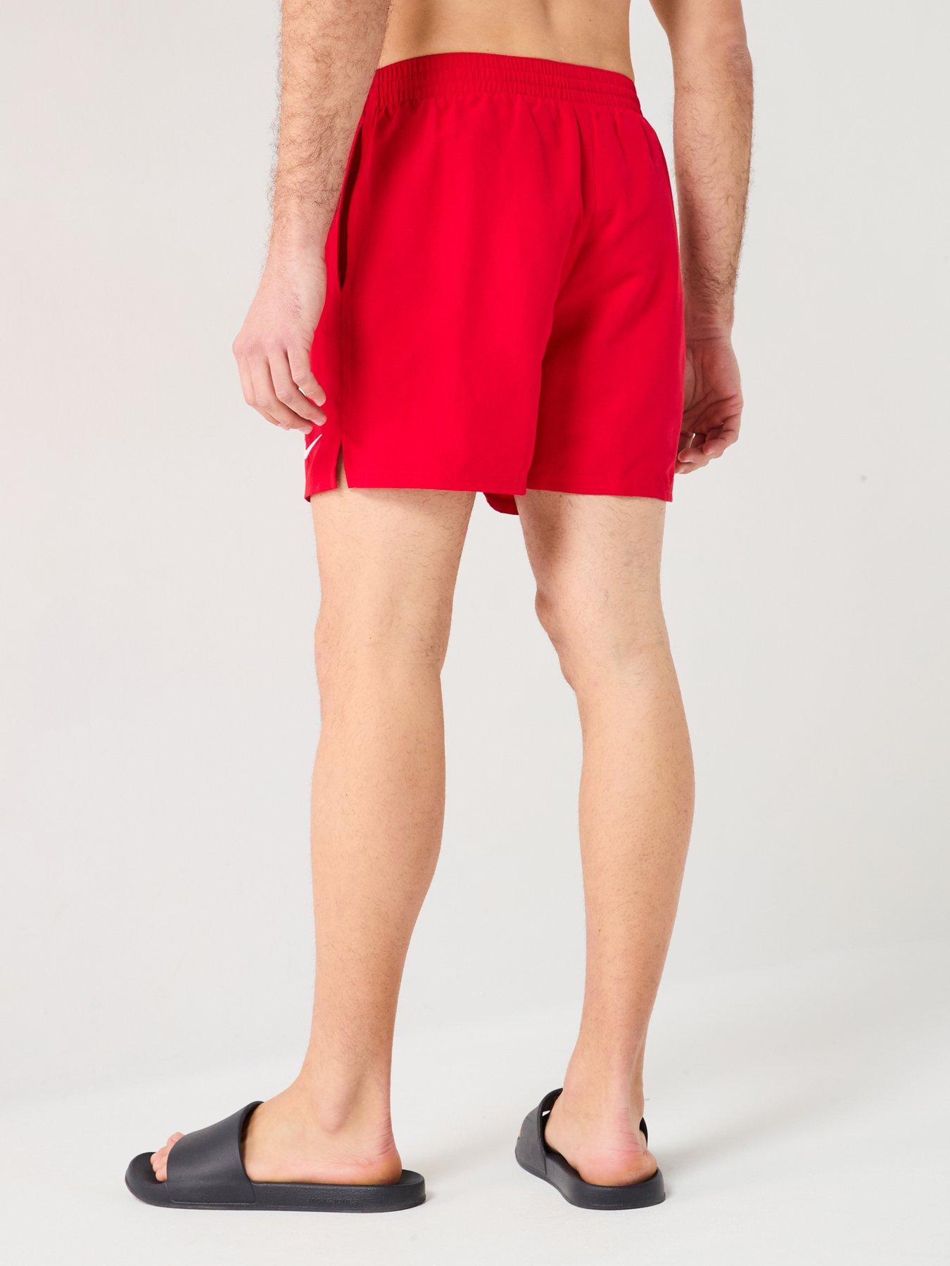 Image 2 of 4 of Nike Mens Essential 5 Inch Volley Swim Short - Red