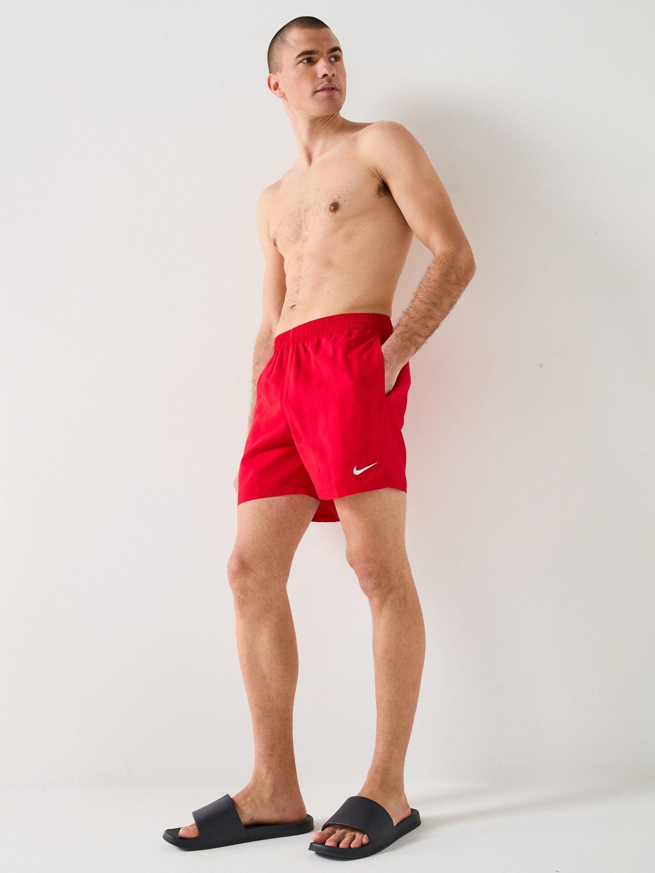 Image 3 of 4 of Nike Mens Essential 5 Inch Volley Swim Short - Red