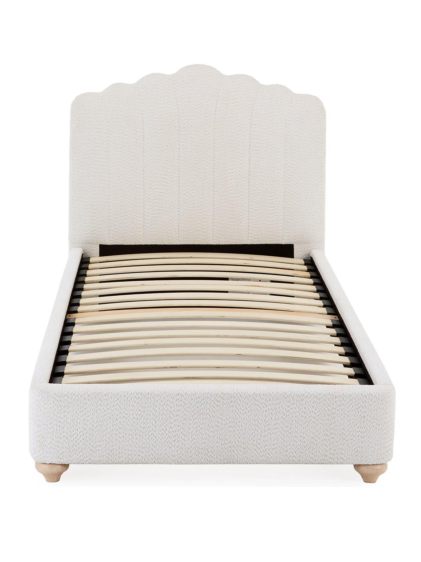 Image 2 of 6 of The Very Collection Shelly Boucle Kids&nbsp;Single Bed with Mattress Options (Buy &amp; SAVE!) - Natural