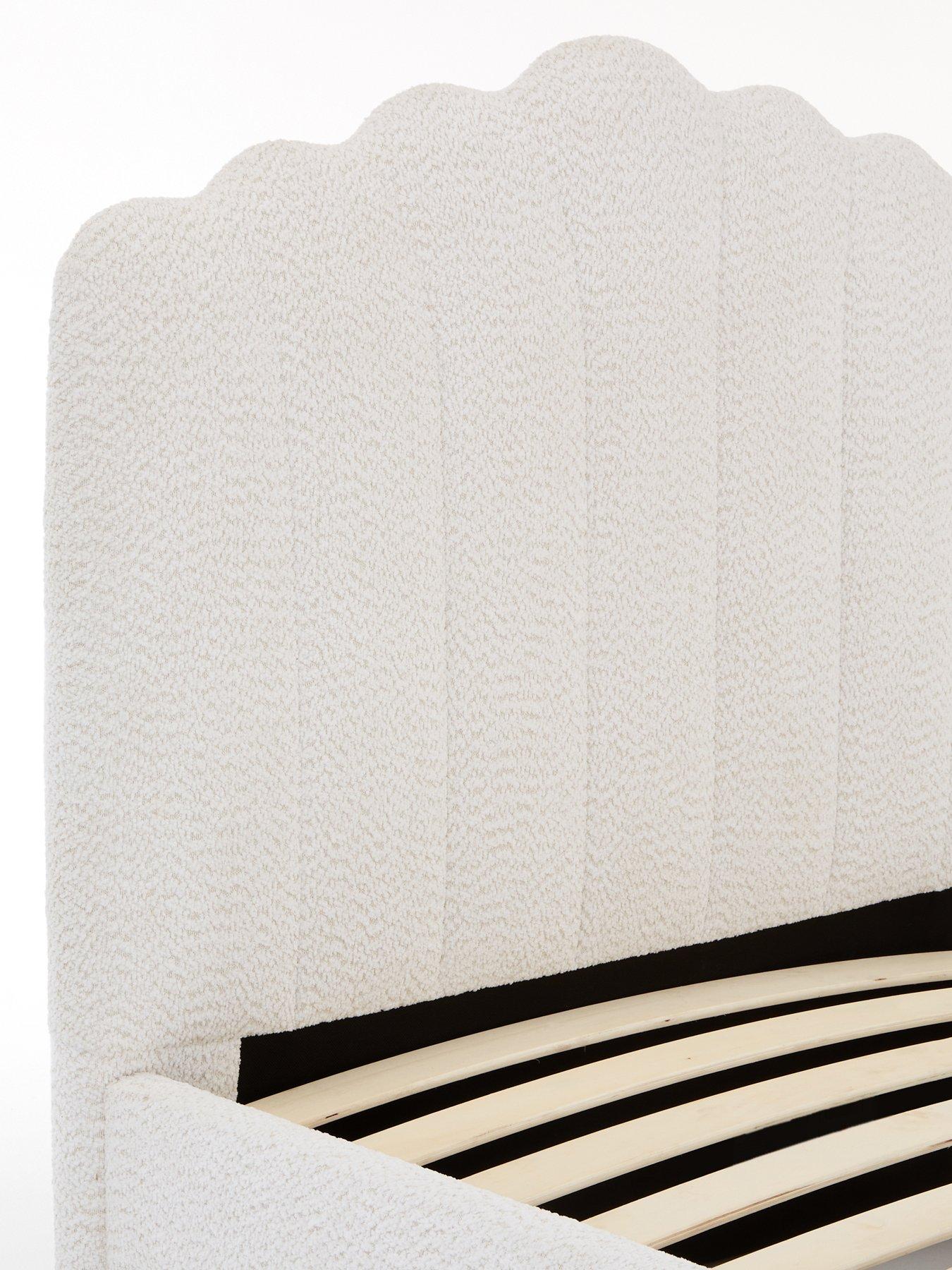 Image 4 of 6 of The Very Collection Shelly Boucle Kids&nbsp;Single Bed with Mattress Options (Buy &amp; SAVE!) - Natural