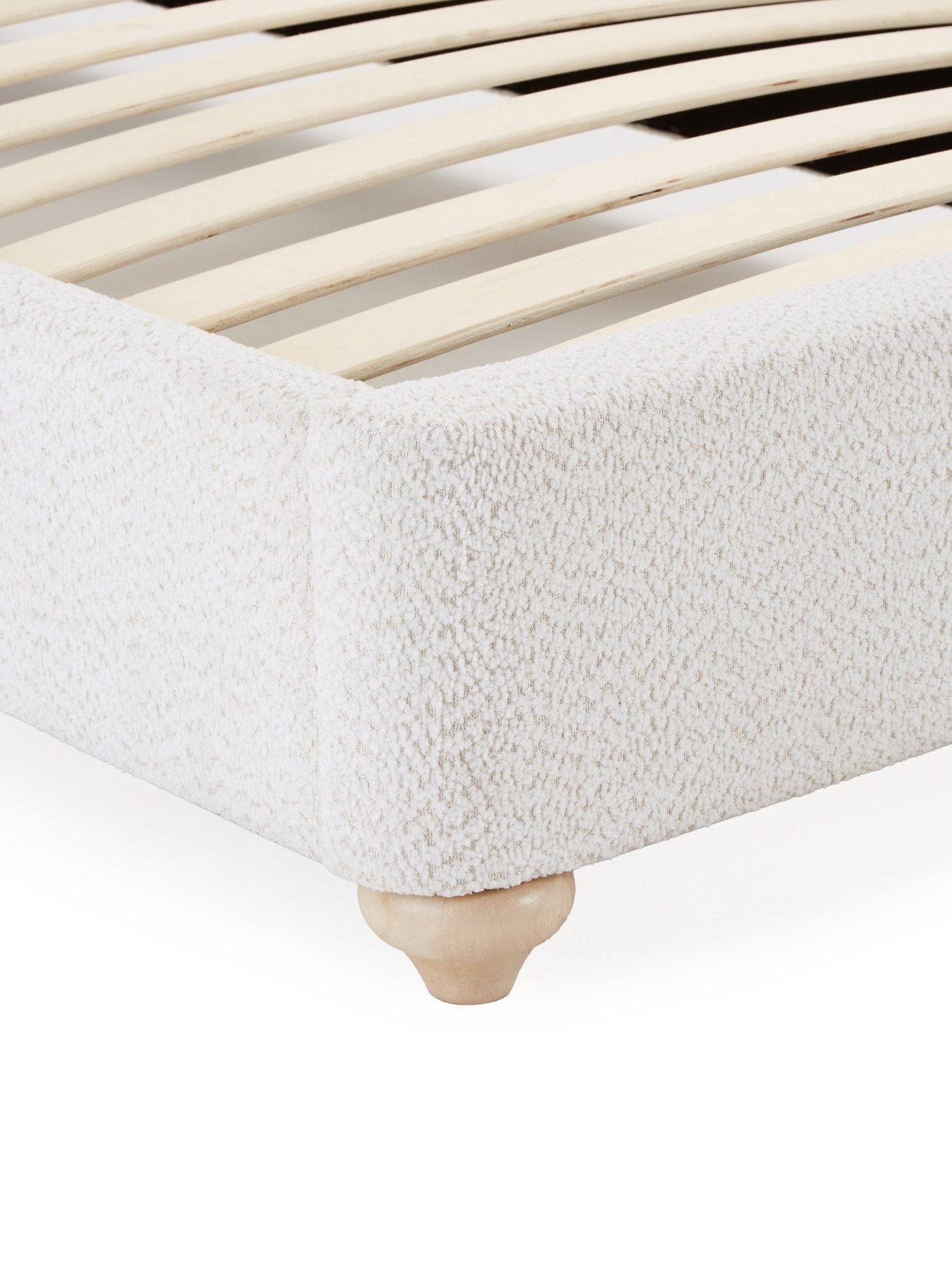 Image 5 of 6 of The Very Collection Shelly Boucle Kids&nbsp;Single Bed with Mattress Options (Buy &amp; SAVE!) - Natural