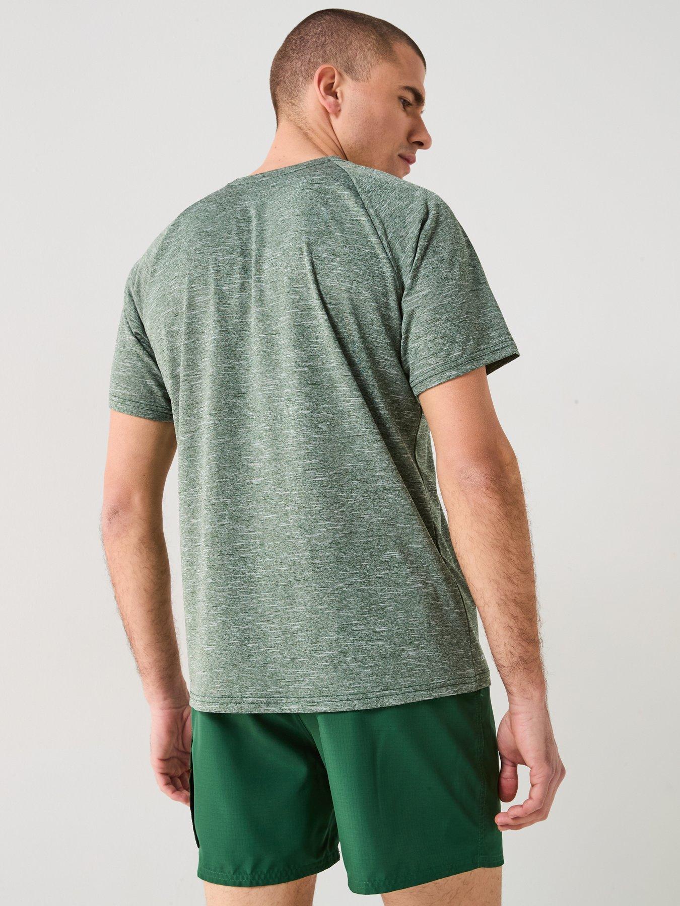 stillFront image of nike-mens-training-t-shirt-green