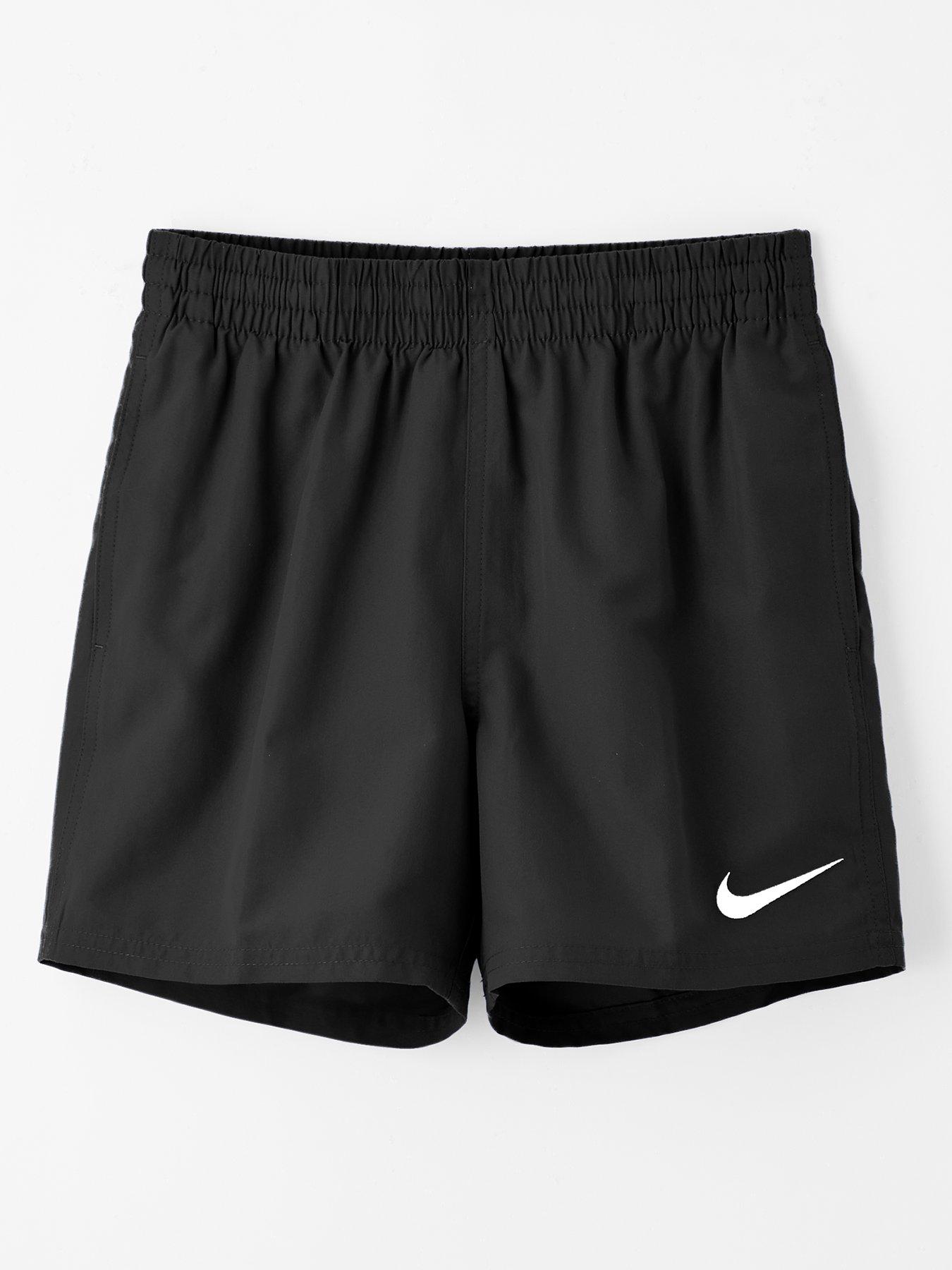 Nike Junior Boy's 4 Inch Essential Volley Short-BLACK