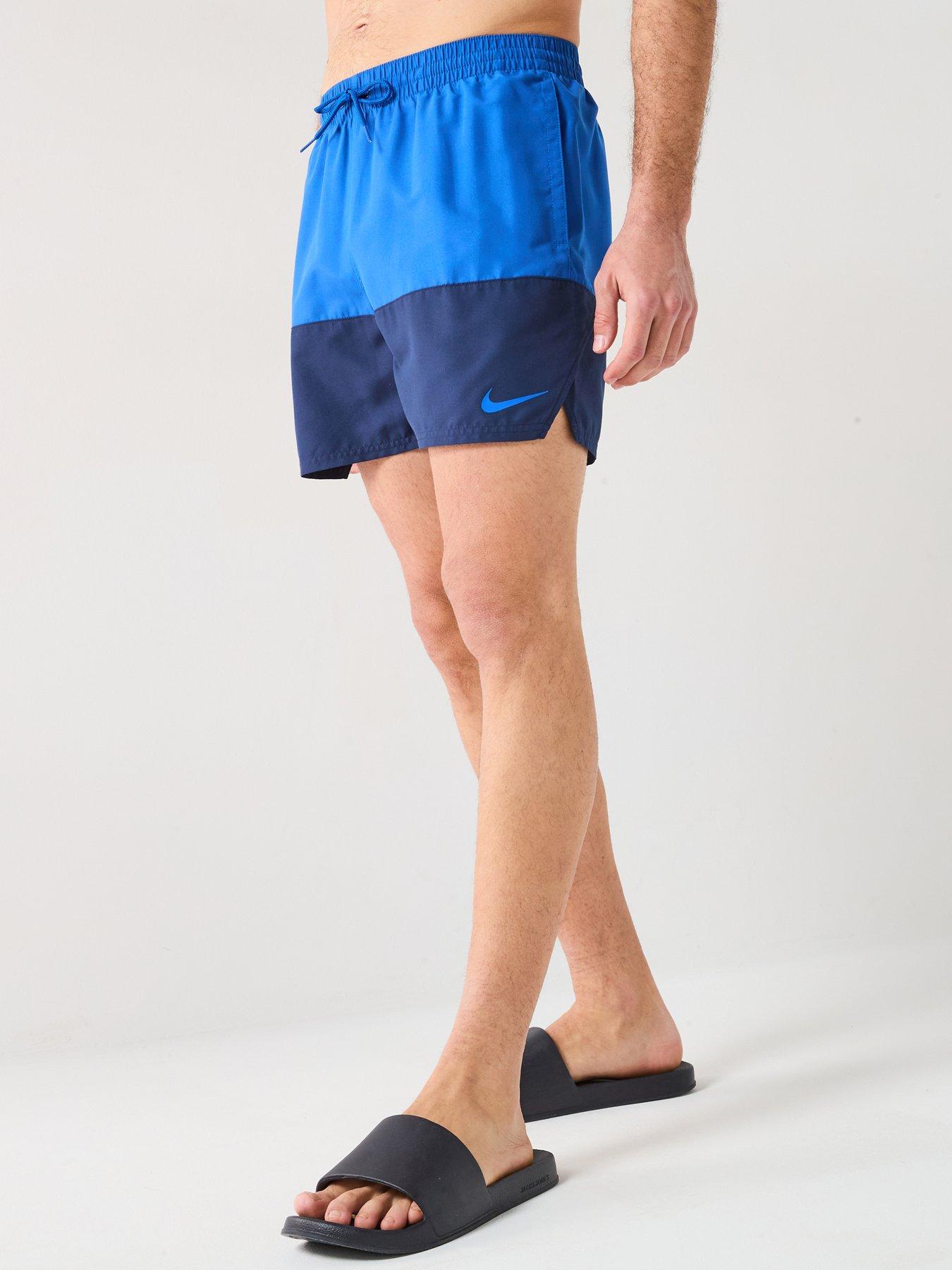 undefined Mens Split 5 Inch Volley Swim Short - Blue