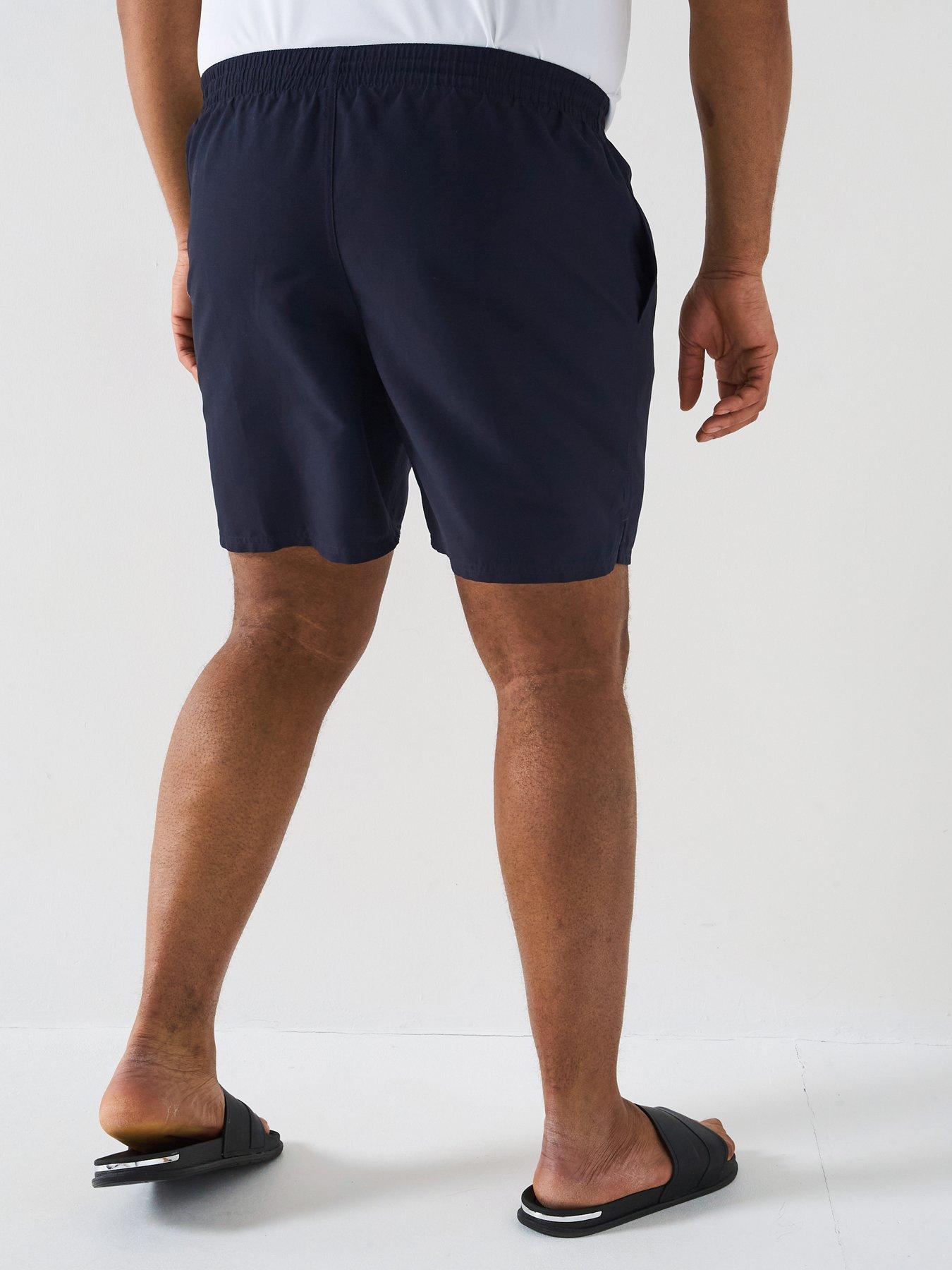 Image 2 of 4 of Nike Mens Plus Size 7Inch Volley Swim Shorts - Navy