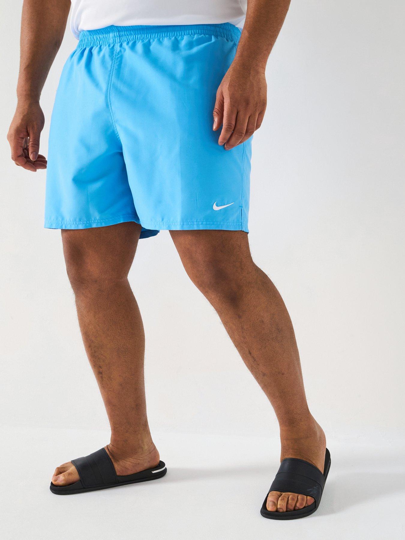 undefined Mens Plus Size 7Inch Volley Swim Shorts - Blue