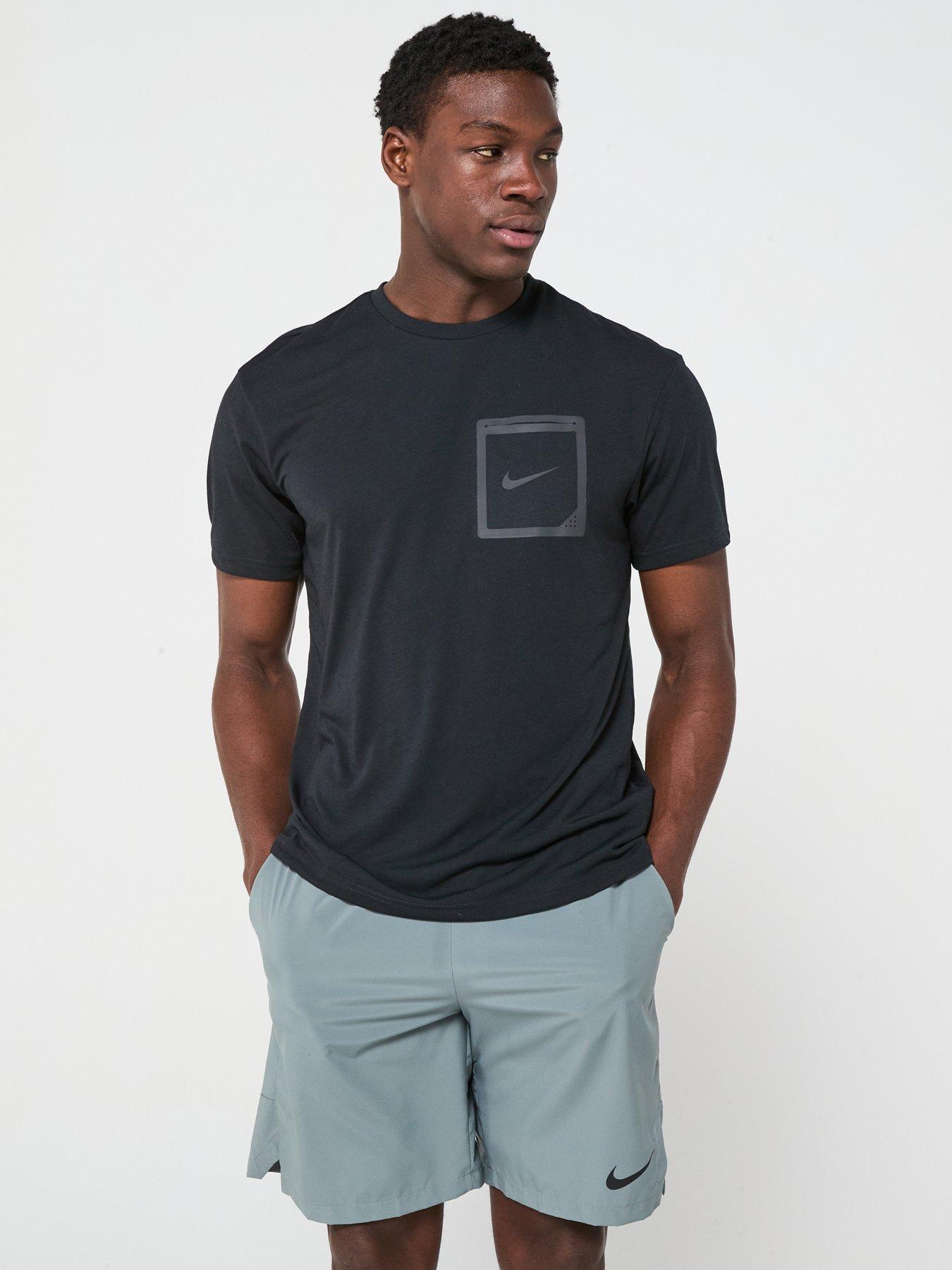 undefined Mens Tek Pocket Short Sleeve Hydroguard T Shirt - Black