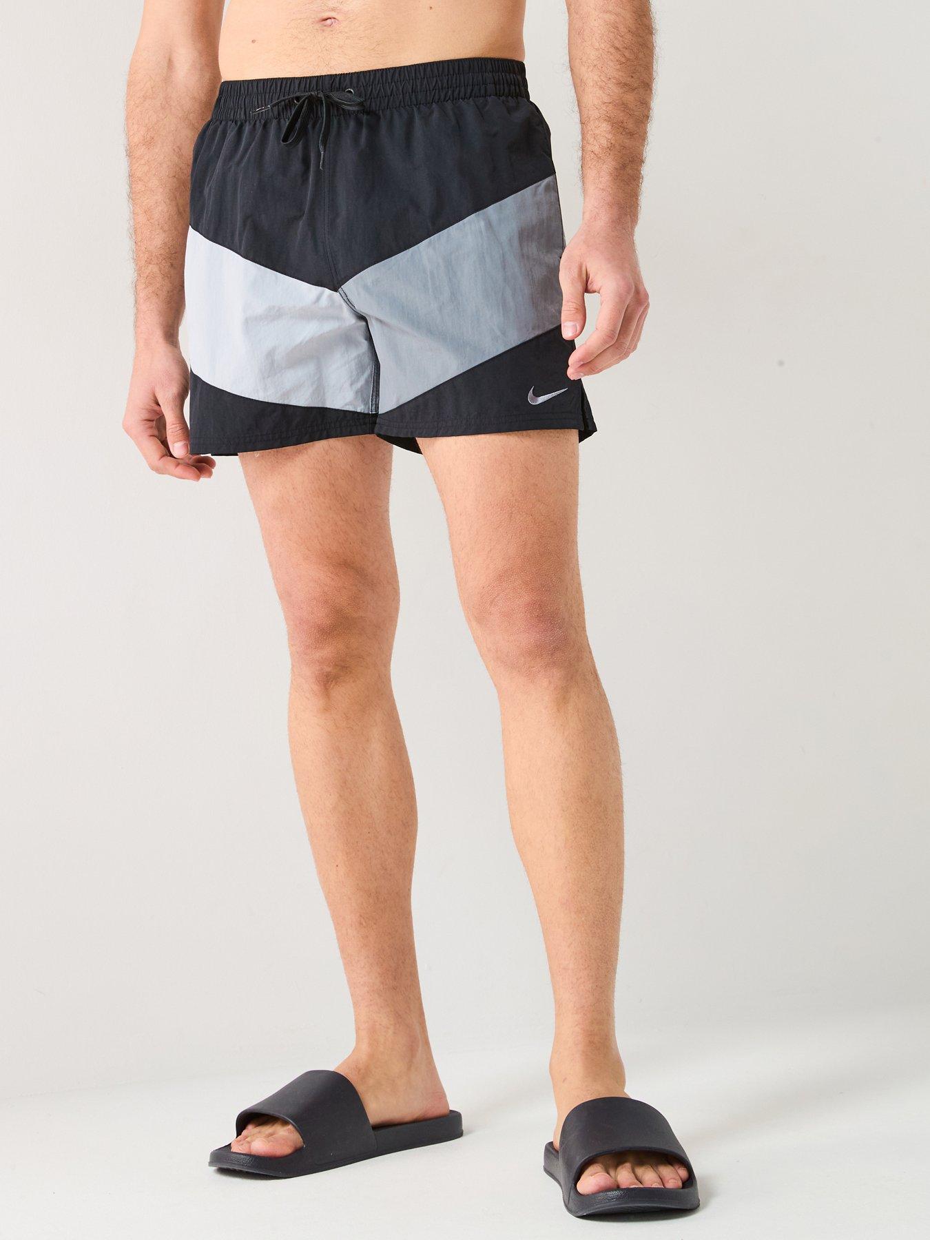 Nike Mens Multi Logo Vortex Inch Volley Swim Short Black