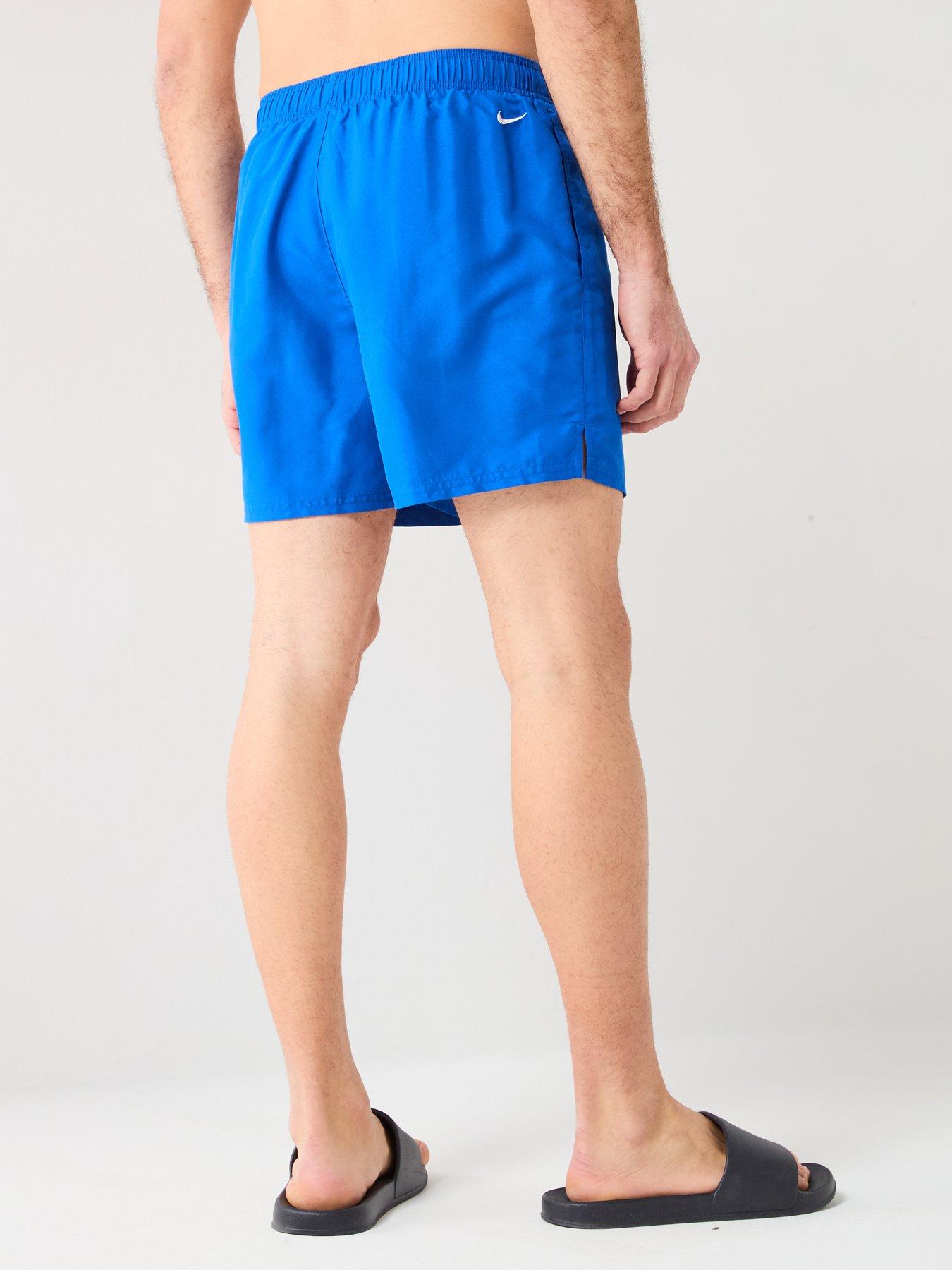 Image 2 of 5 of Nike Mens Logo 5 Inch Volley Swim Short - Blue