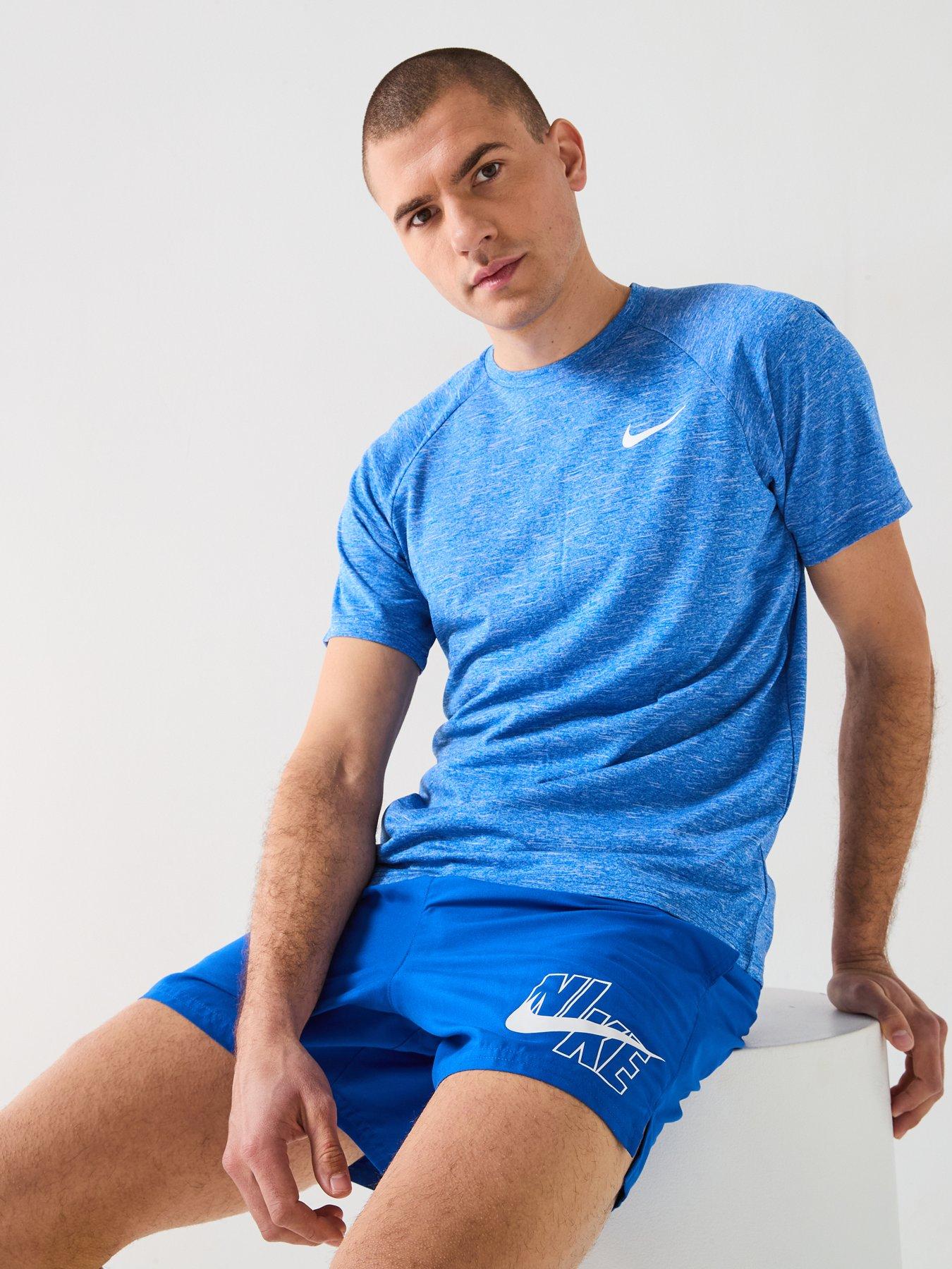 Image 5 of 5 of Nike Mens Logo 5 Inch Volley Swim Short - Blue