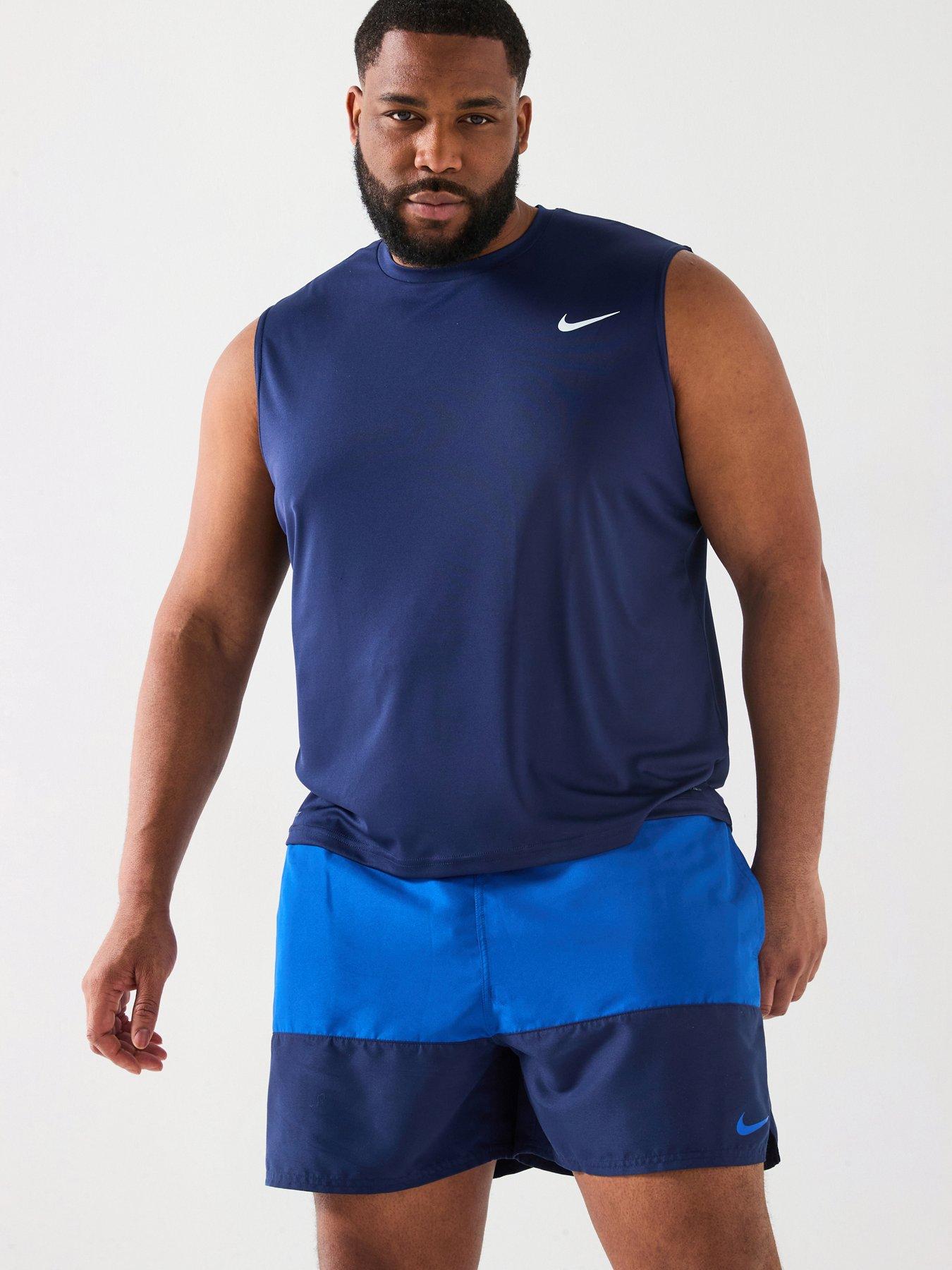 undefined Mens Extended Size Sleeveless Hydroguard Ext-  Navy