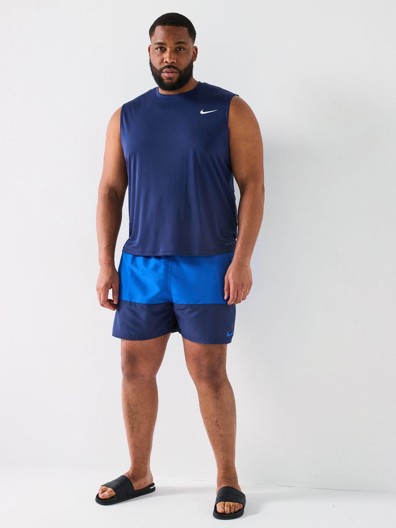 Image 3 of 5 of Nike Mens Extended Size Sleeveless Hydroguard Ext- &nbsp;Navy