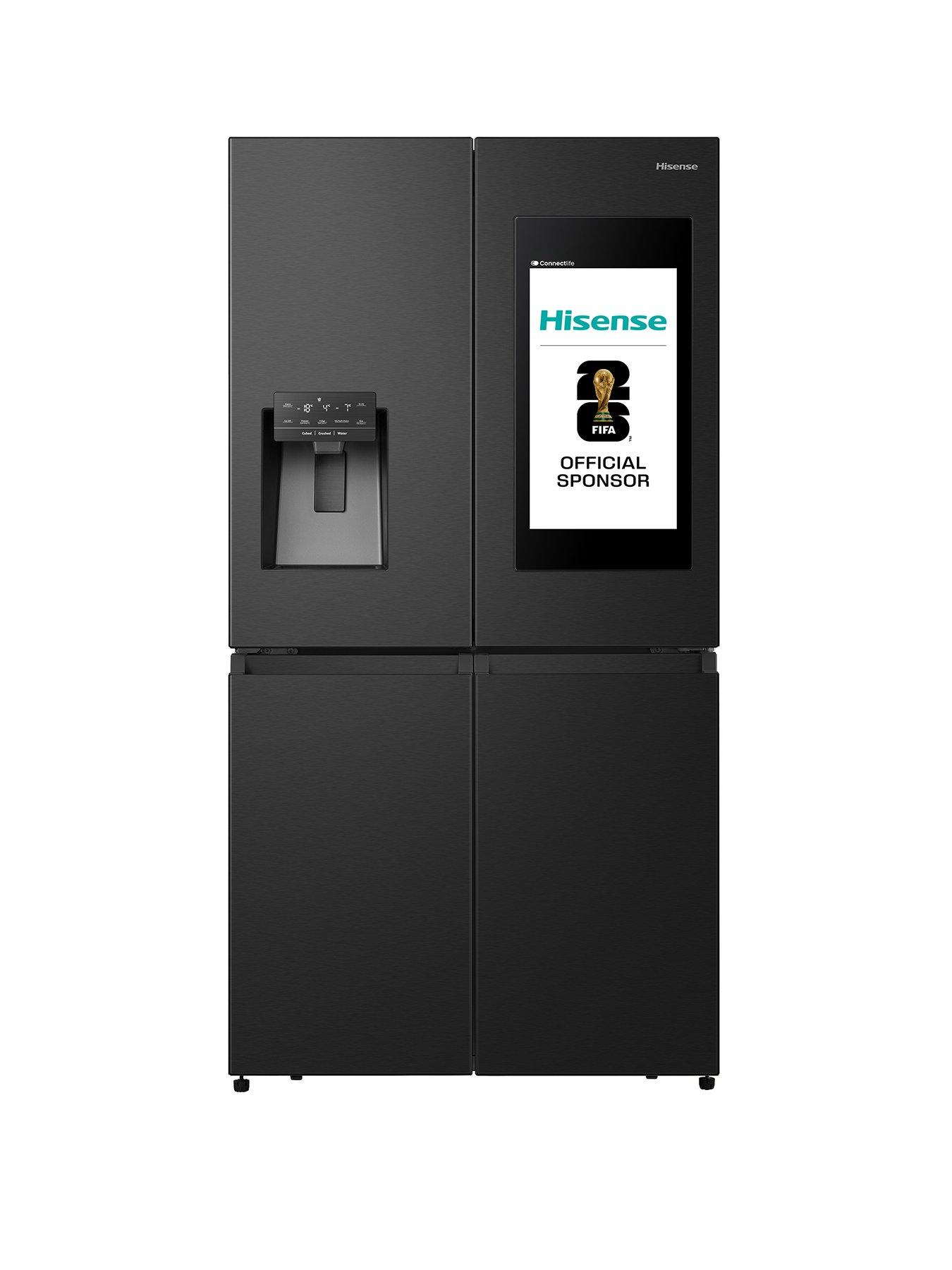 hisense-pureflat-rq760n4ife-smart-fridge-freezer-black-stainless-steel--nbspe-rated