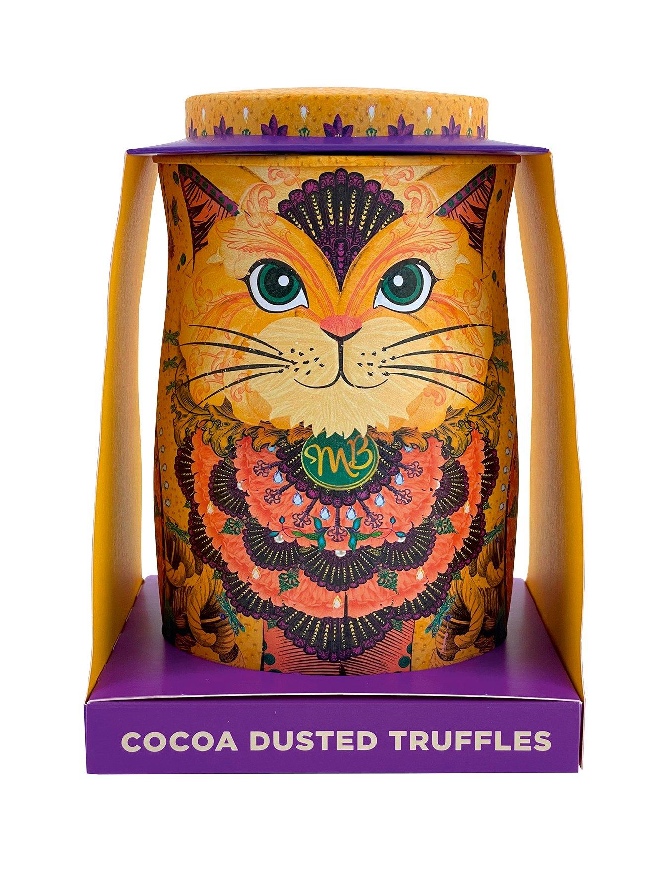  image of monty-bojangles-savanna-gold-cat-tin-flutter-scotch-cocoa-dusted-truffles