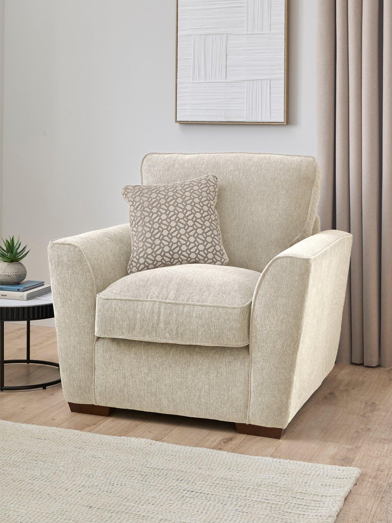 undefined Lucerne Fabric Armchair - Made to Order in the UK