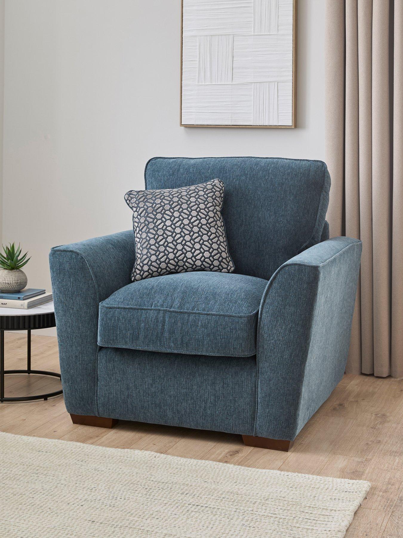 undefined Lucerne Fabric Armchair - Made to Order in the UK