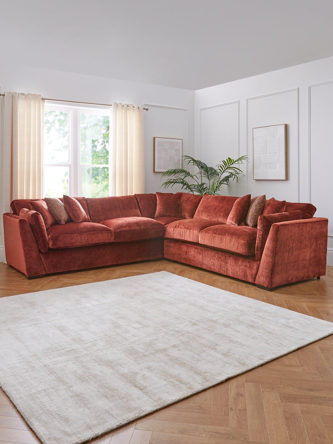 Image 1 of 7 of The Very Collection Caressa Fabric Corner Group Sofa