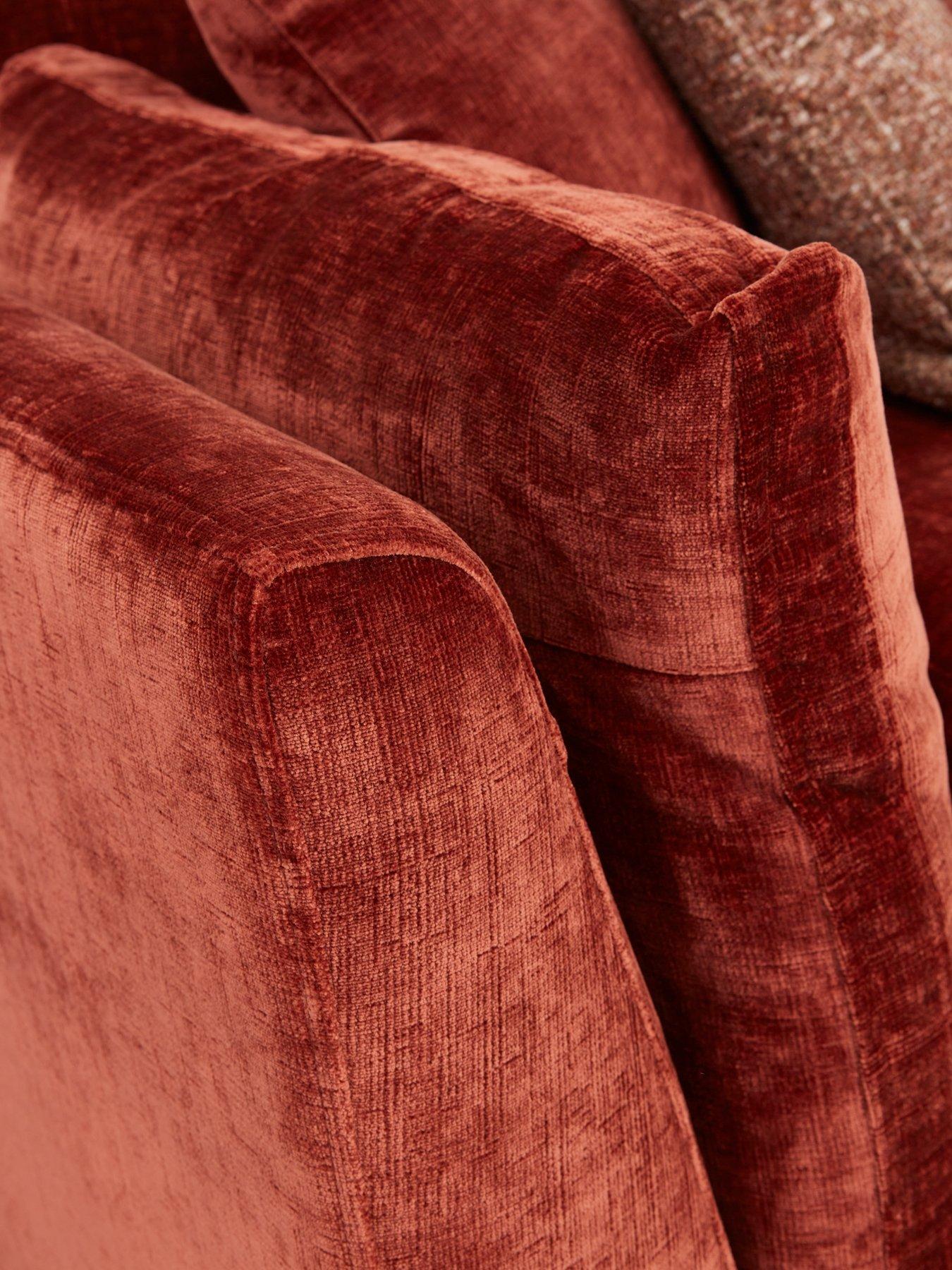 Image 4 of 7 of Very Home Caressa Fabric Left&nbsp;Hand Corner Chaise Sofa&nbsp;with Footstool