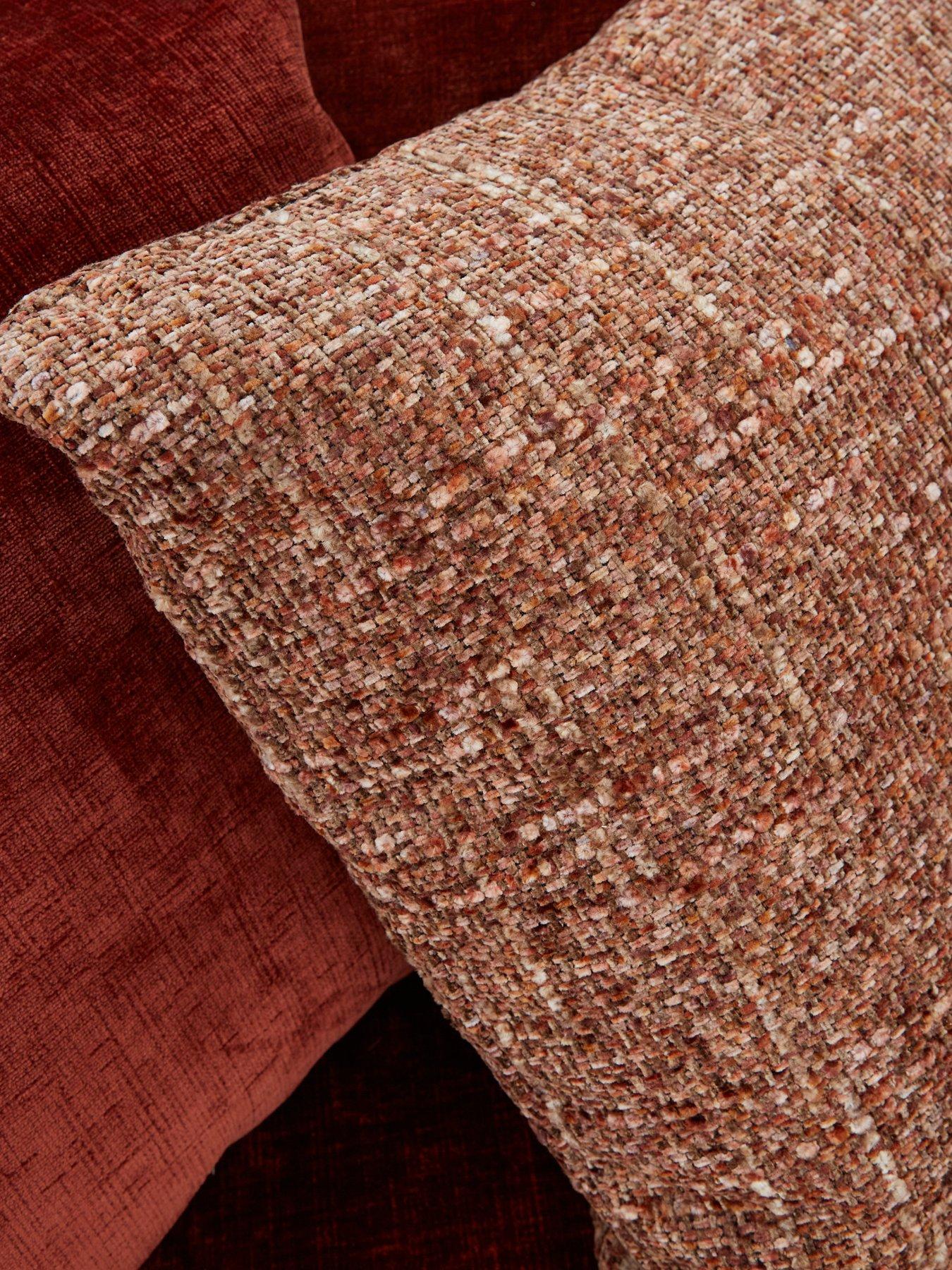 Image 6 of 7 of Very Home Caressa Fabric Left&nbsp;Hand Corner Chaise Sofa&nbsp;with Footstool