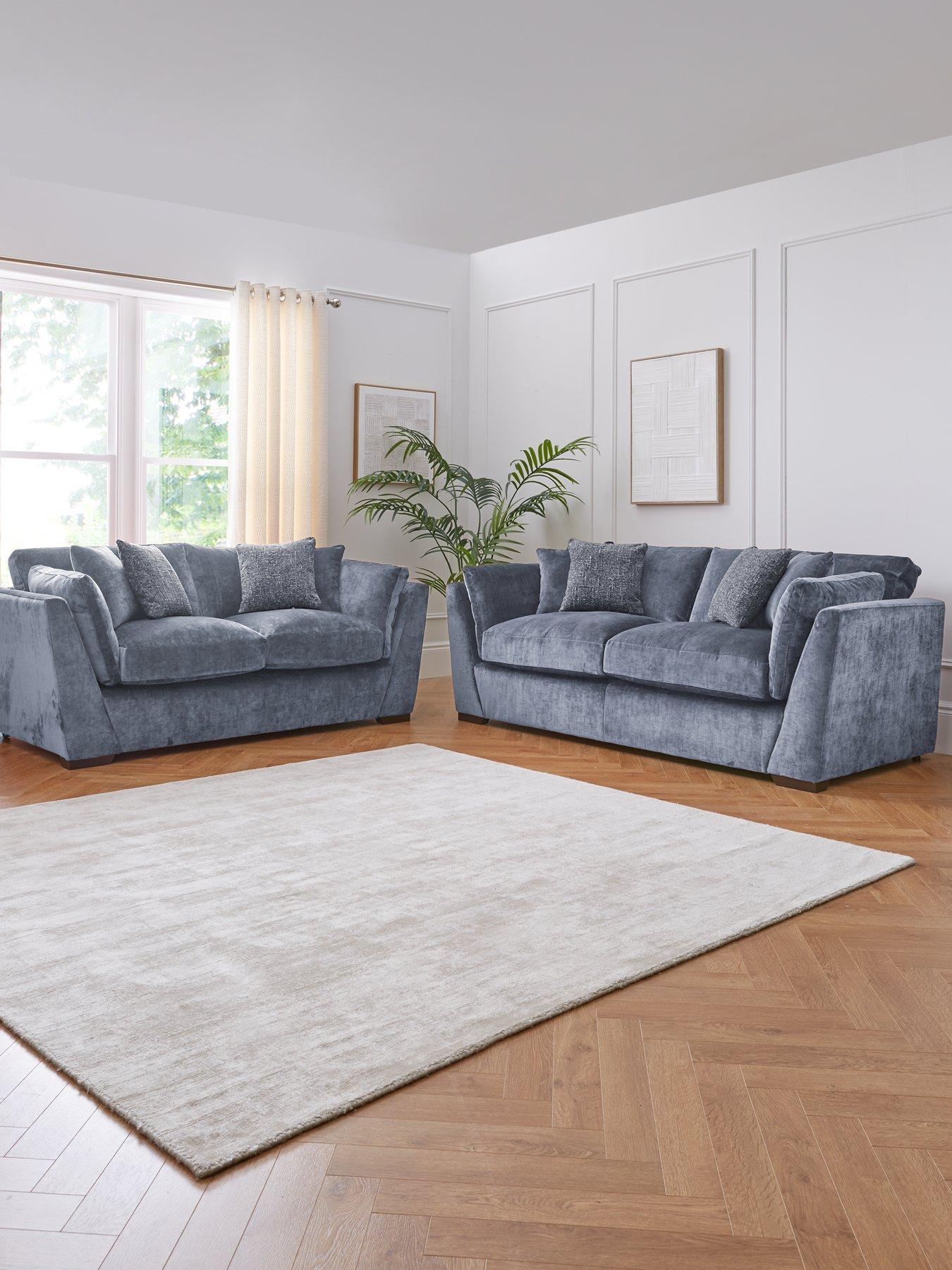 The Very Collection Caressa Fabric 3 + 2 Seater Sofa Set (Buy  &  SAVE!)