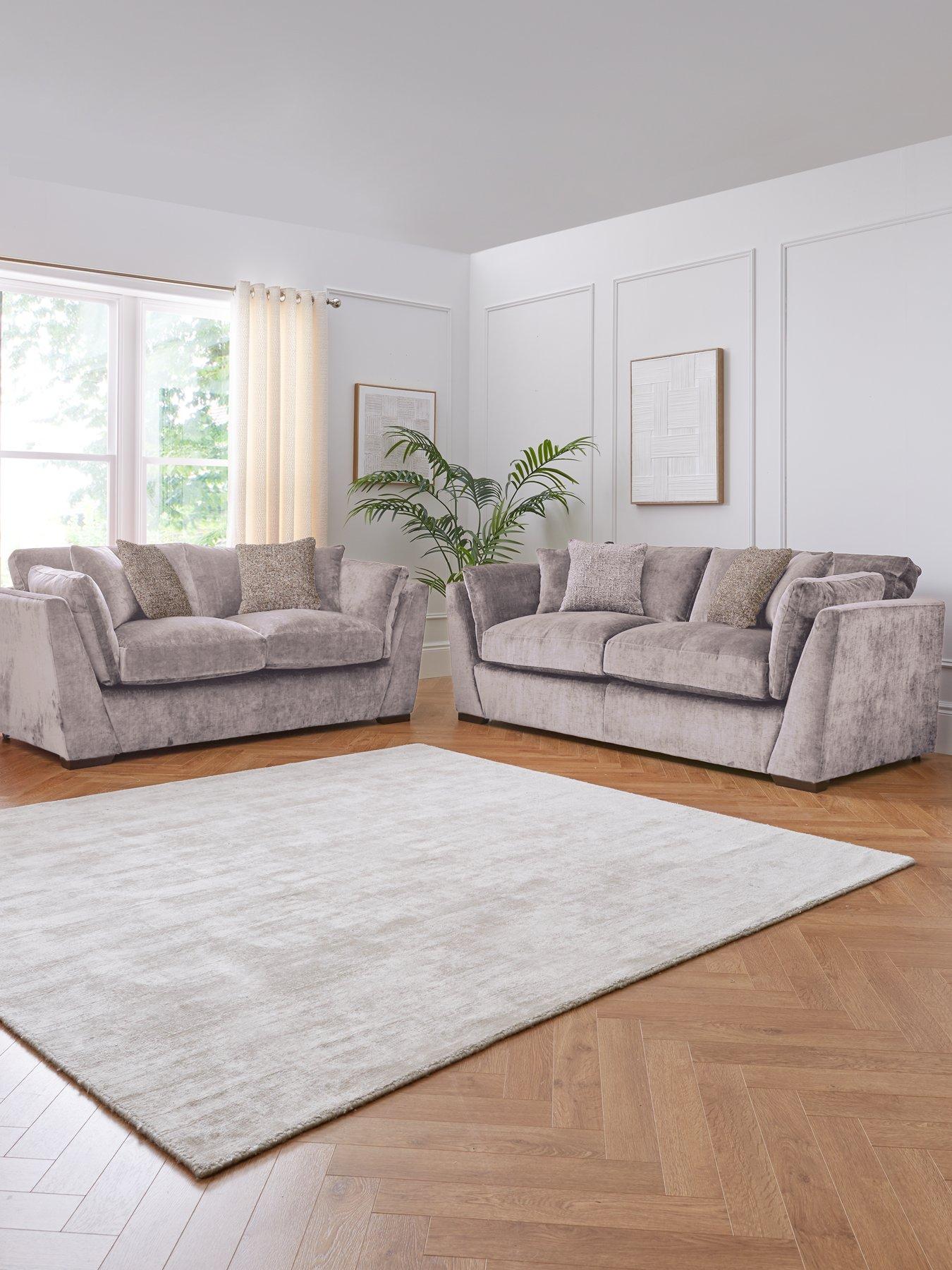 The Very Collection Caressa Fabric 3 + 2 Seater Sofa Set (Buy  &  SAVE!)