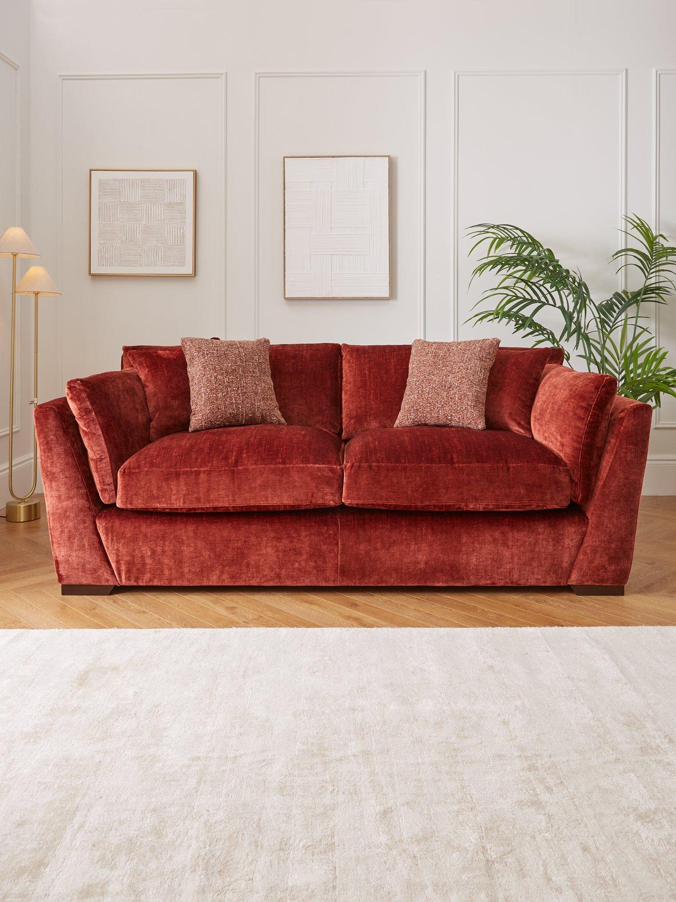 Image 1 of 7 of The Very Collection Caressa&nbsp;Fabric 3 Seater Sofa