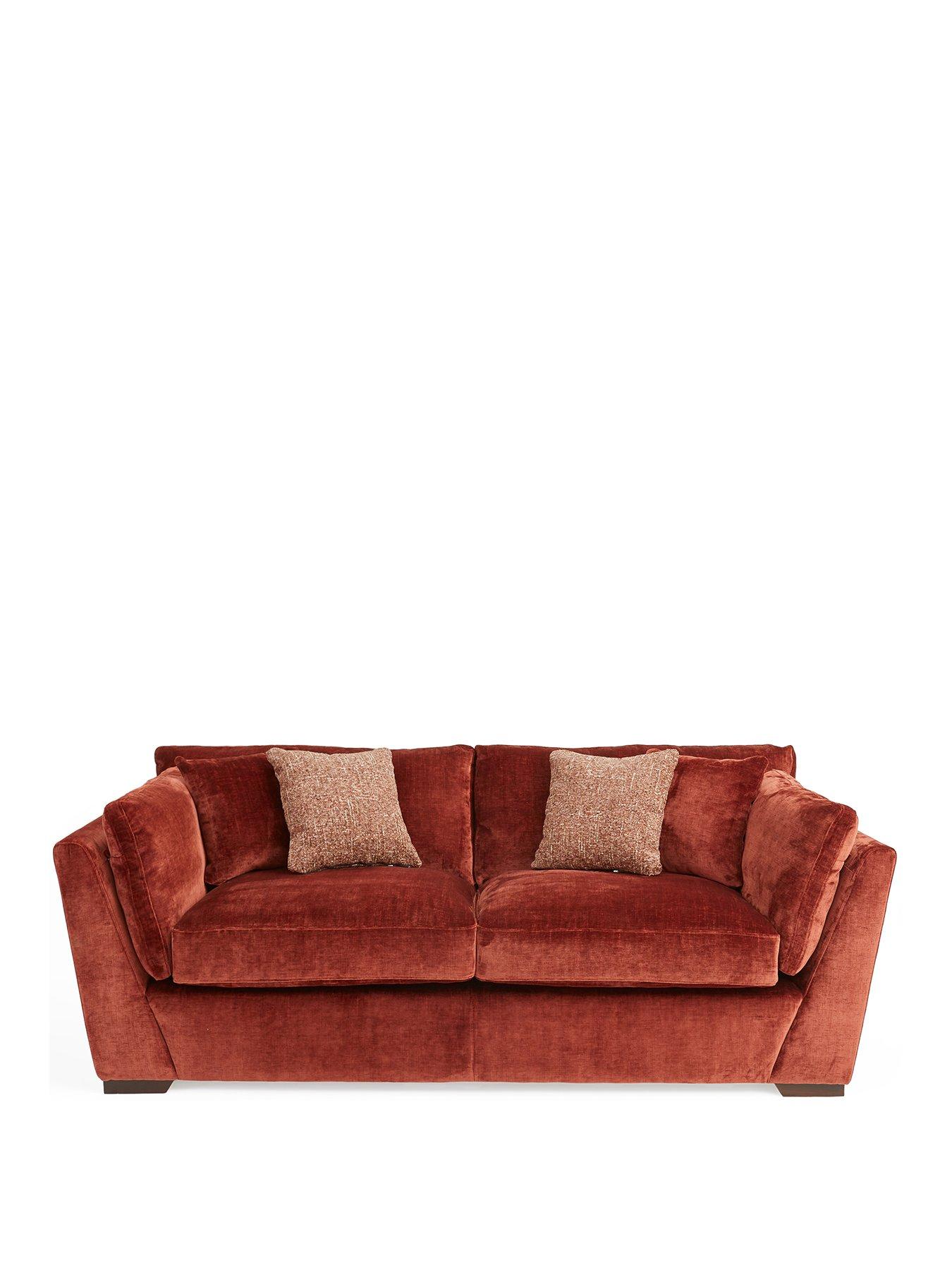 Image 2 of 7 of The Very Collection Caressa&nbsp;Fabric 3 Seater Sofa