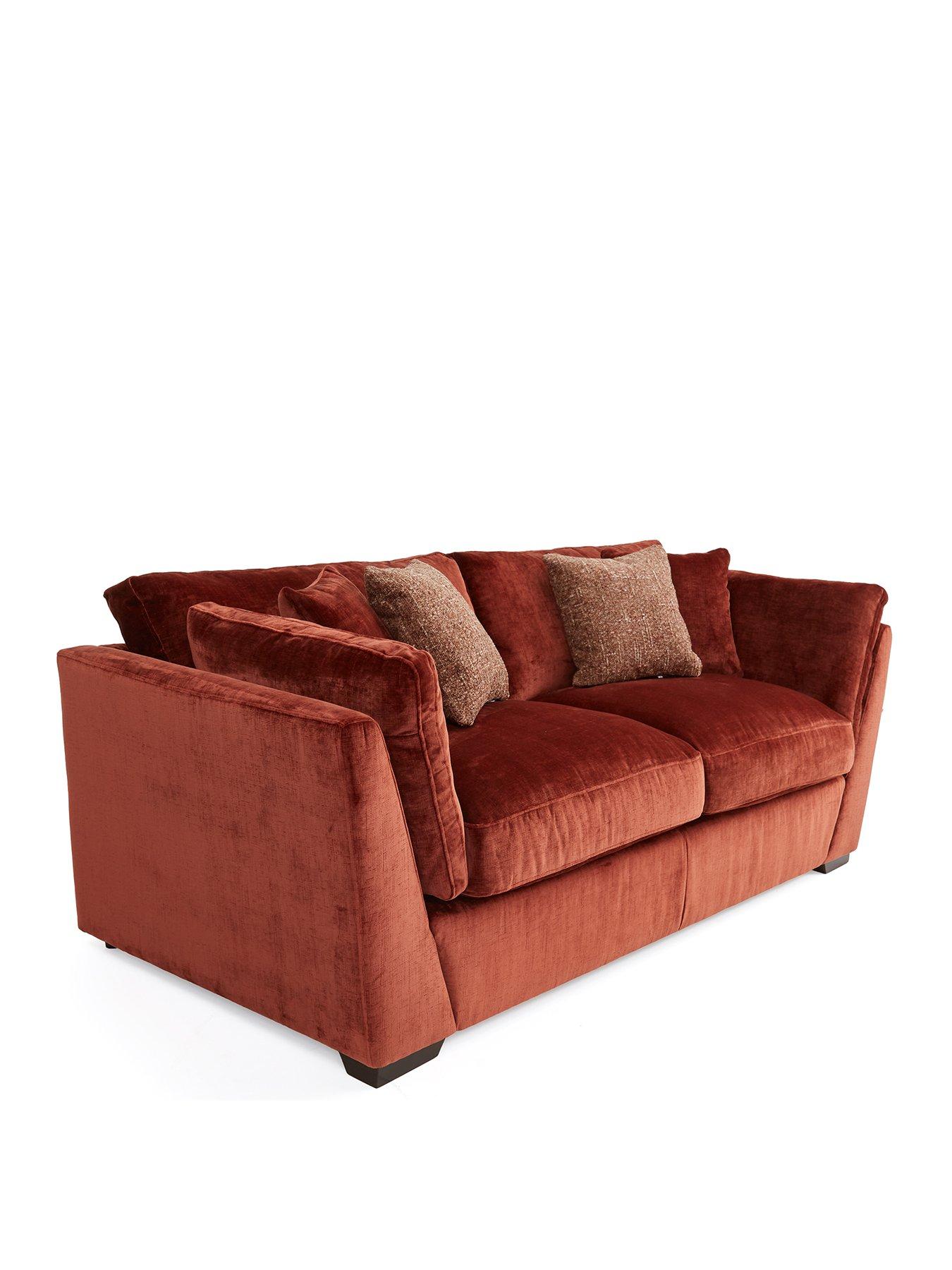 Image 3 of 7 of The Very Collection Caressa&nbsp;Fabric 3 Seater Sofa