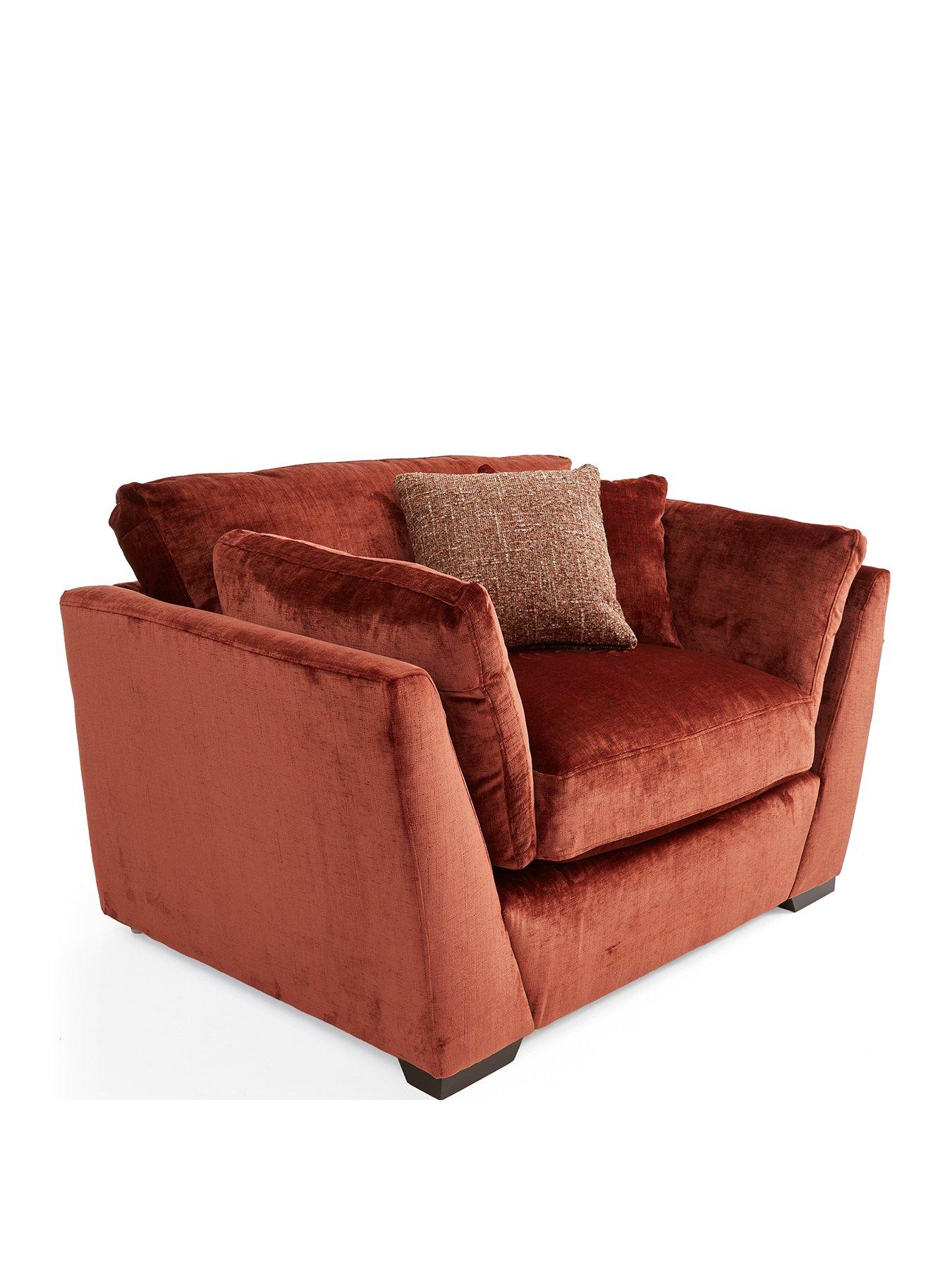 Image 3 of 7 of Very Home Caressa Fabric Snuggle&nbsp;Chair