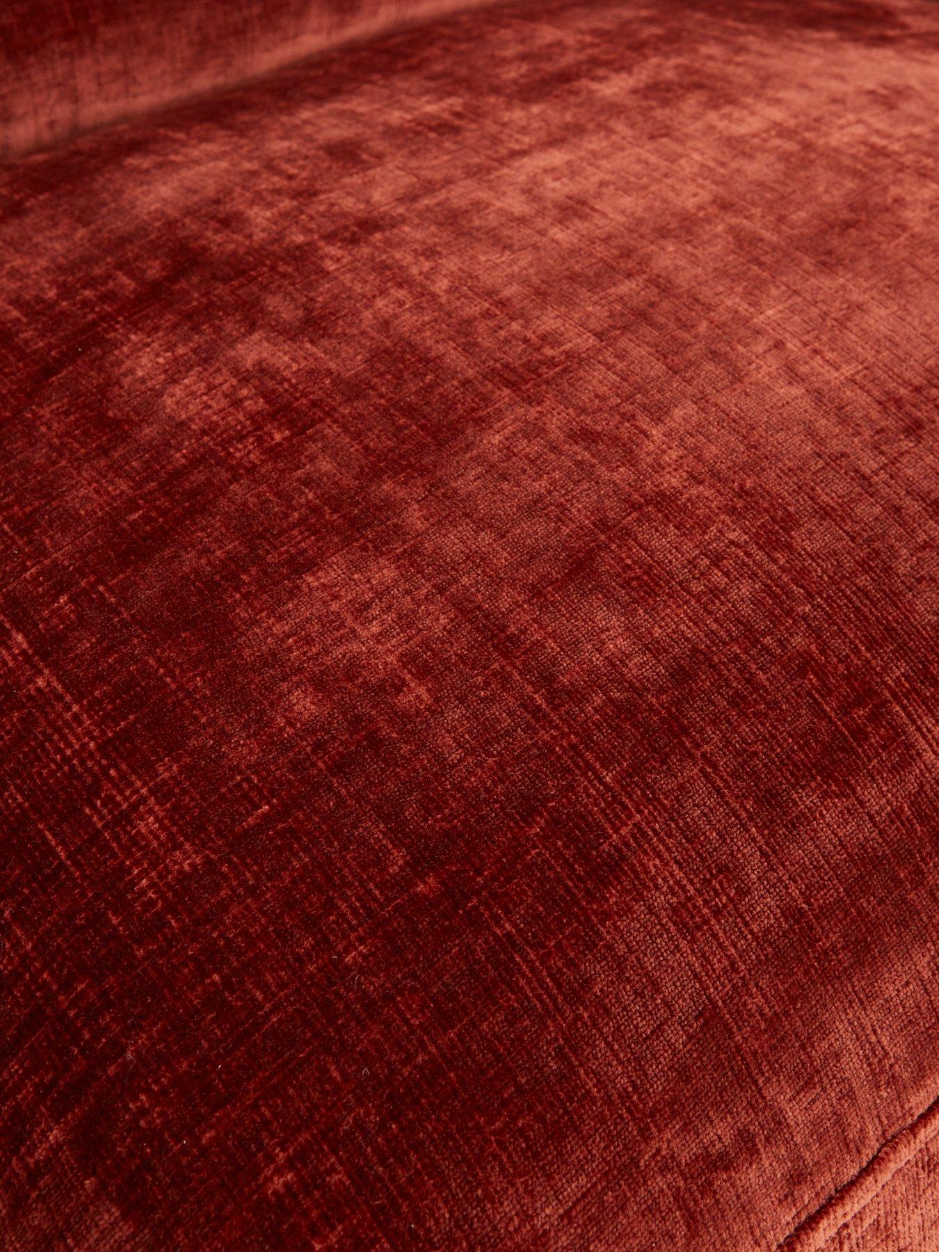  image of very-home-caressa-large-fabric-footstool