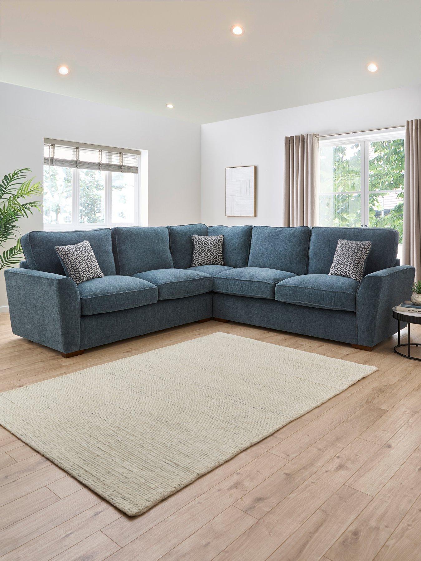 The Very Collection Lucerne Fabric Corner Group Sofa - Made to Order in the UK - FSC® Certified