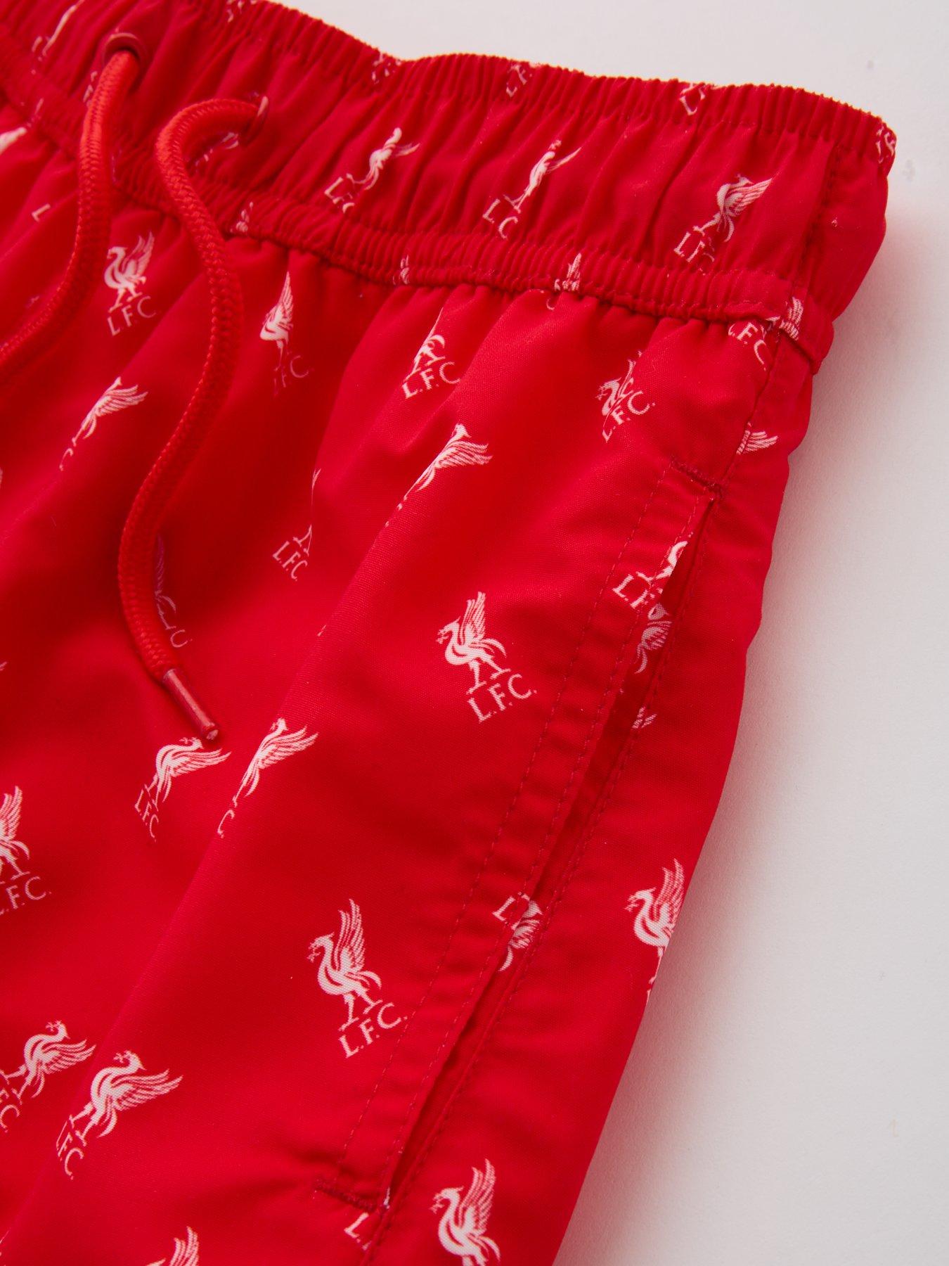  image of liverpool-fc-lfc-all-over-print-swim-shorts-red