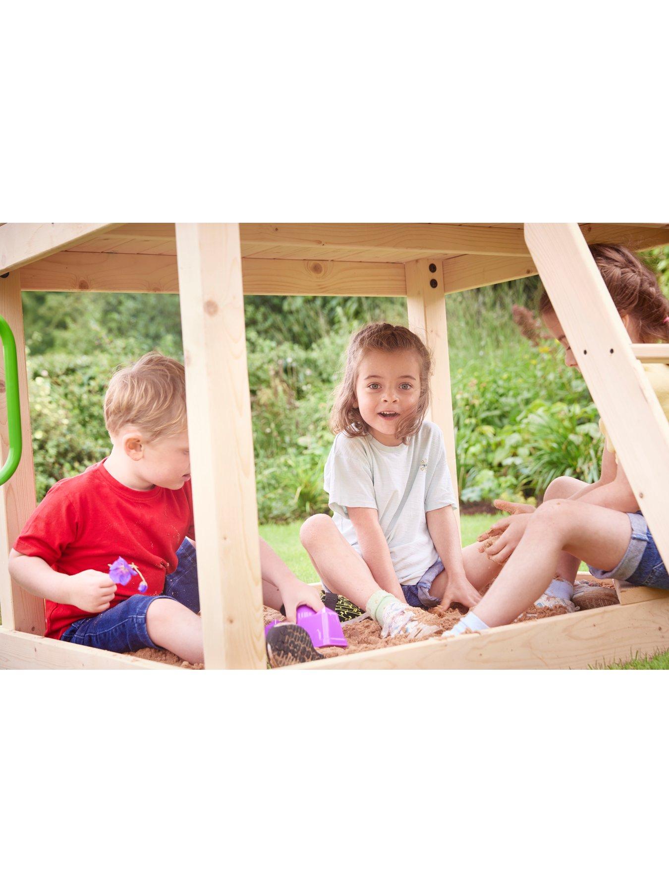Image 3 of 7 of Sportspower Wooden house Climber with Sandpit