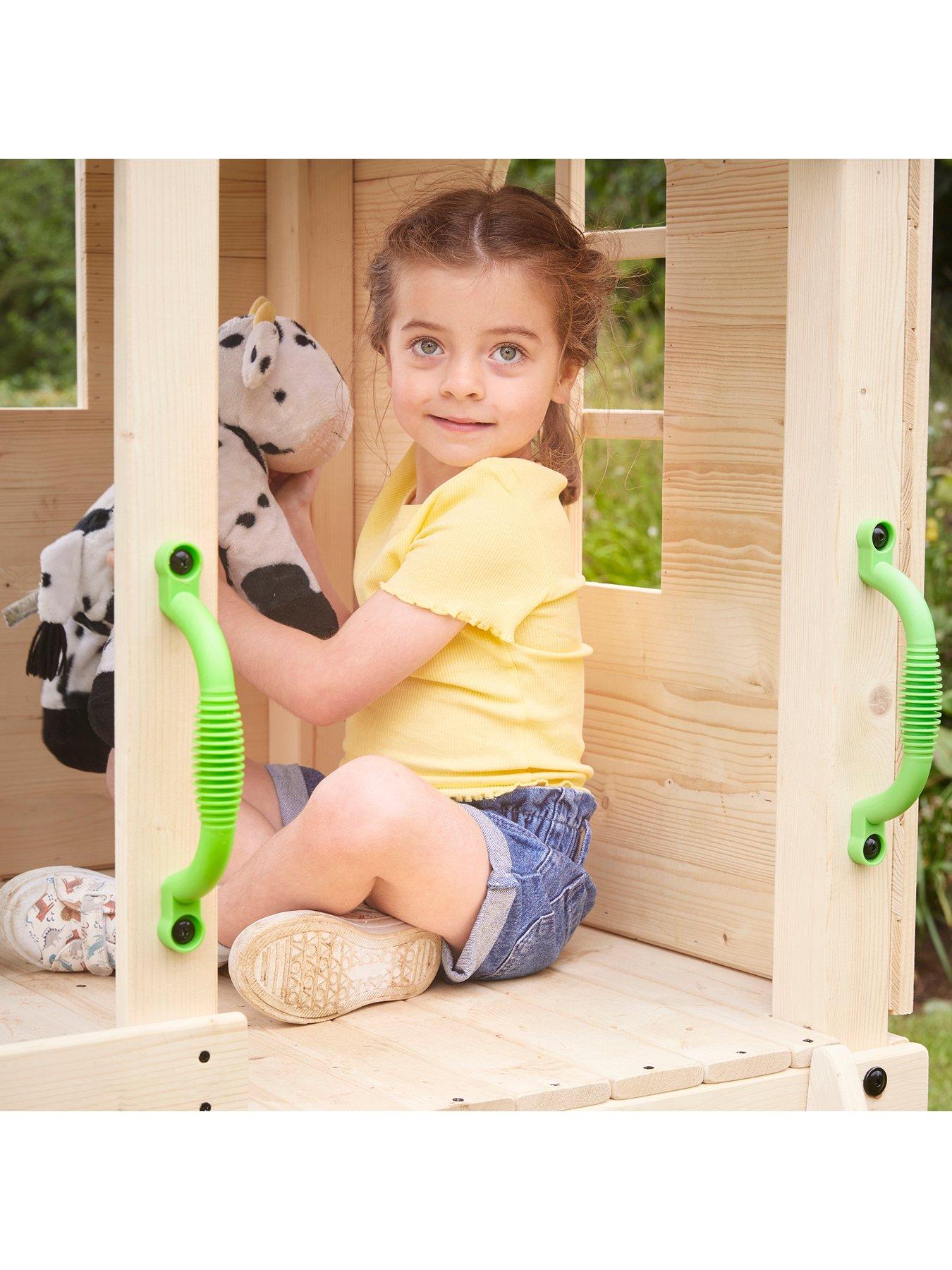 Image 6 of 7 of Sportspower Wooden house Climber with Sandpit