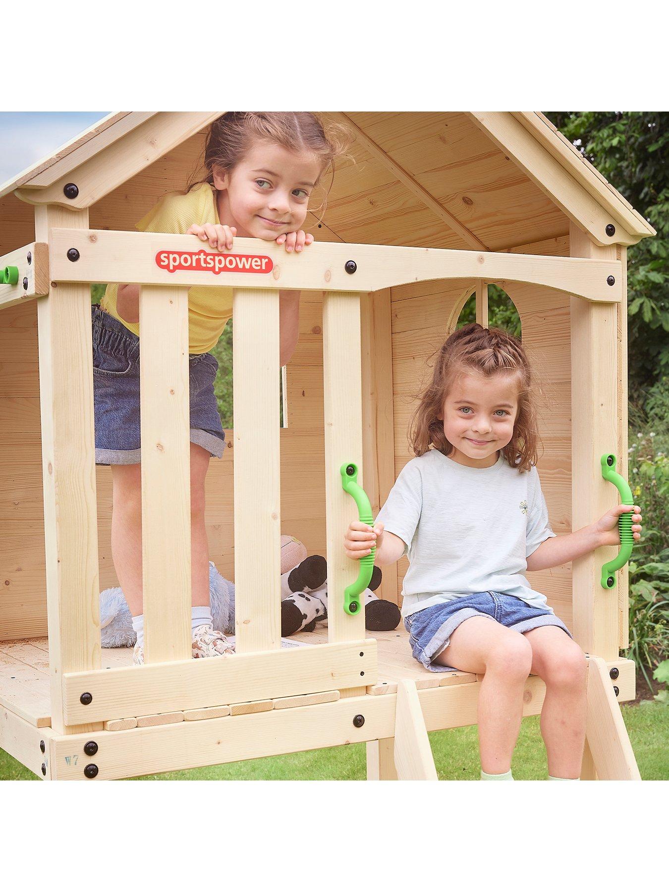 Image 7 of 7 of Sportspower Wooden house Climber with Sandpit