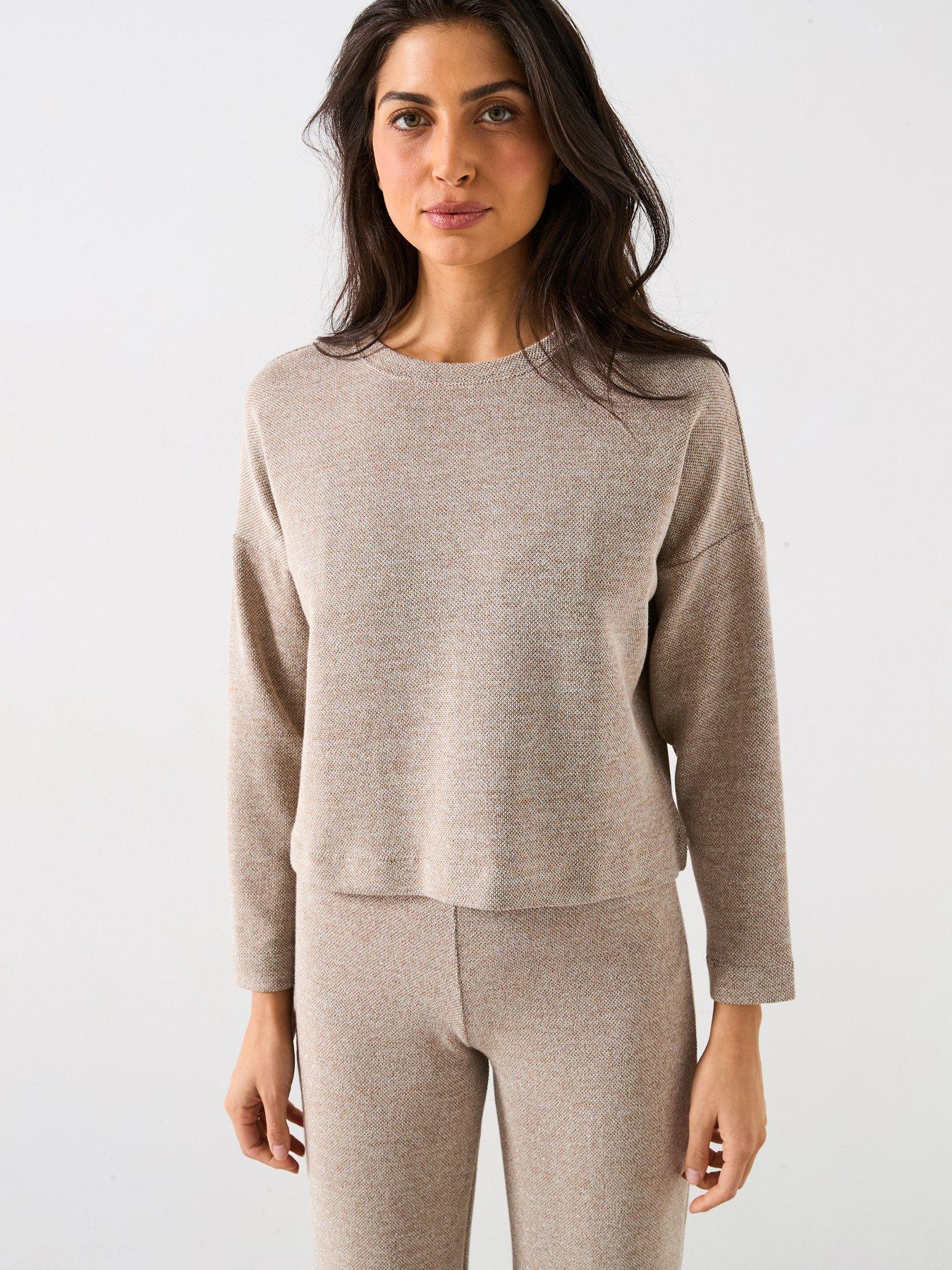 undefined Lurex Crochet T-Shirt - Gold