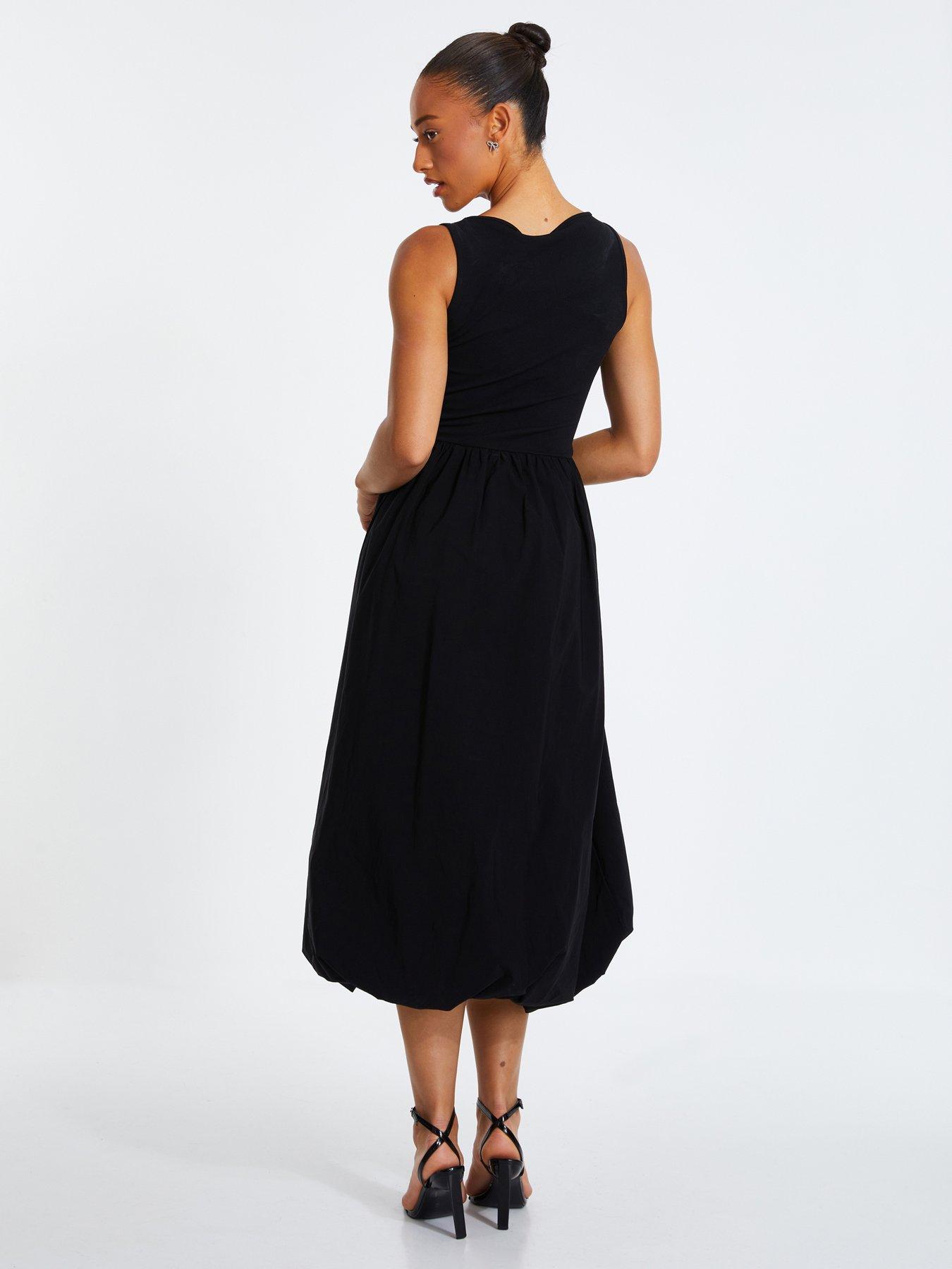 knee length dresses for ladies Rent Amy Lynn Alexa Puffball Dress in Tiger Orange – Neon Leo main image 1