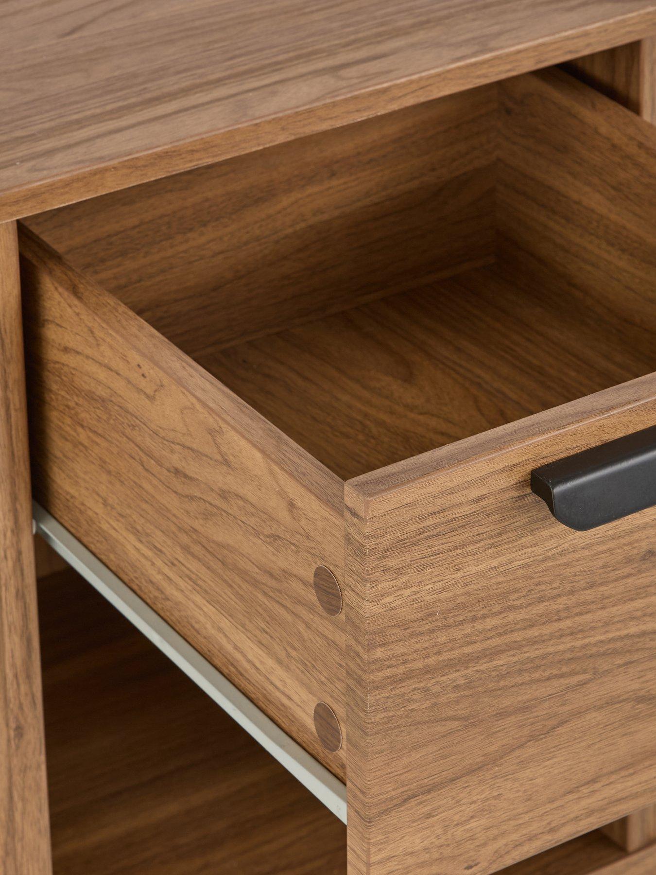  image of very-home-carina-1-drawer-bedside-chest-mid-oak-fscreg-certified